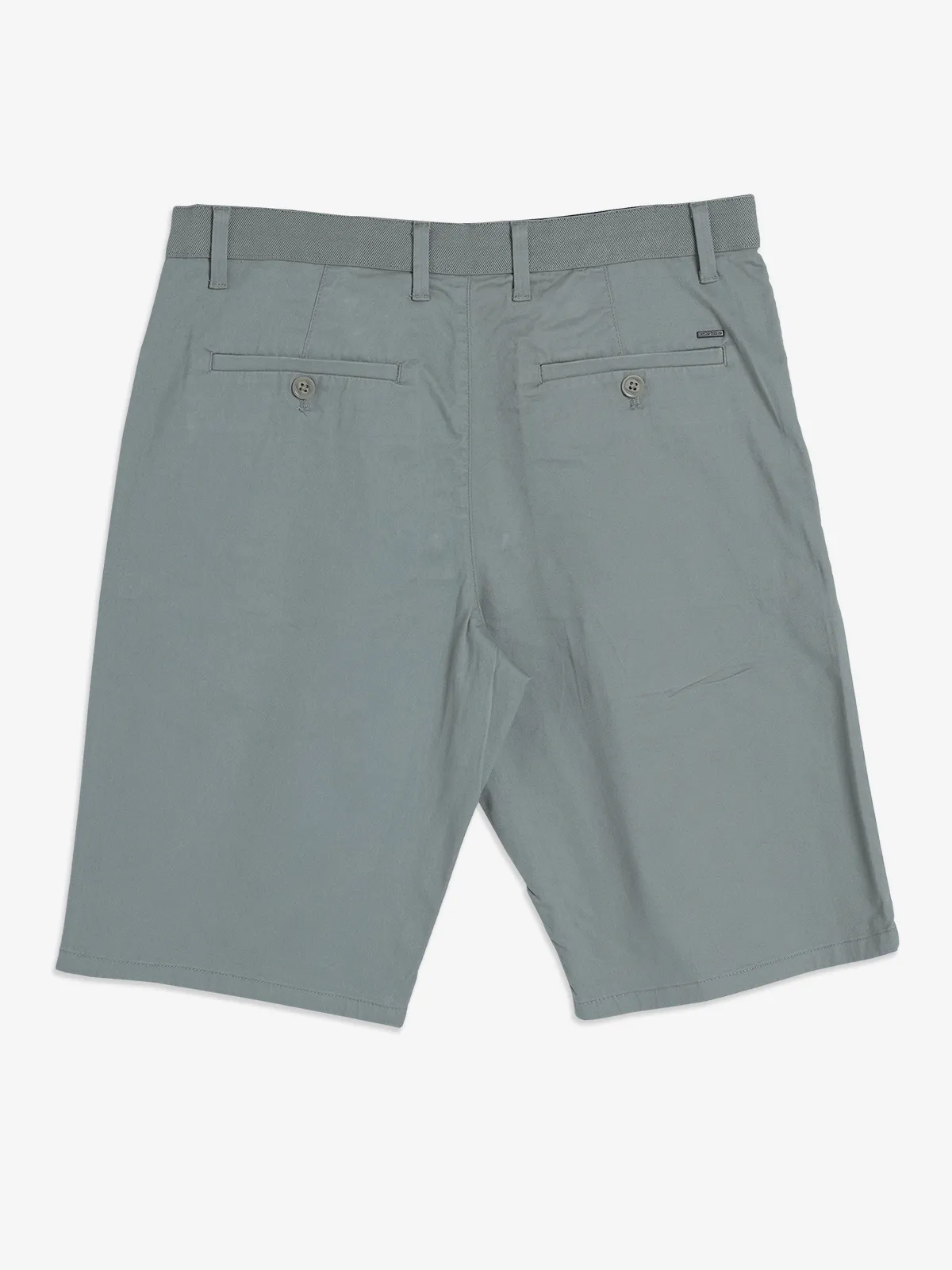 INDIAN TERRAIN olive solid slim fit shorts