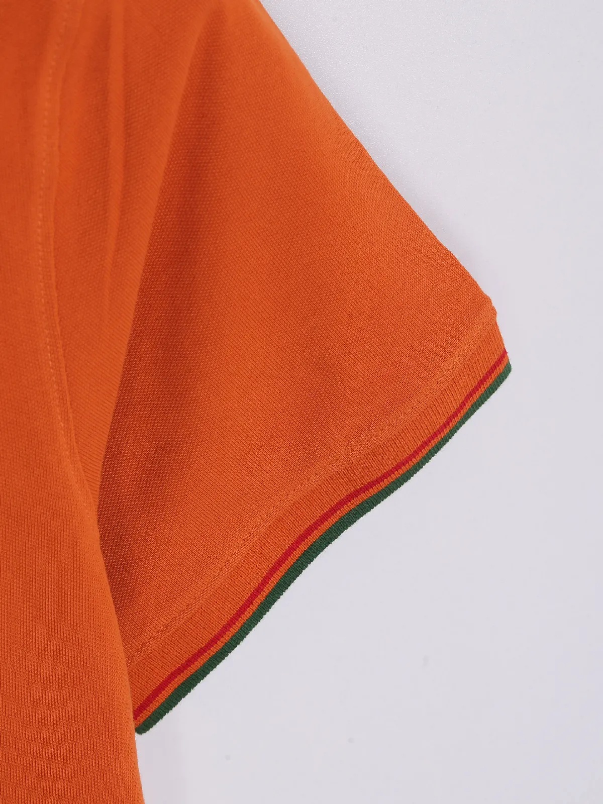 Indian Terrain plain orange cotton t shirt