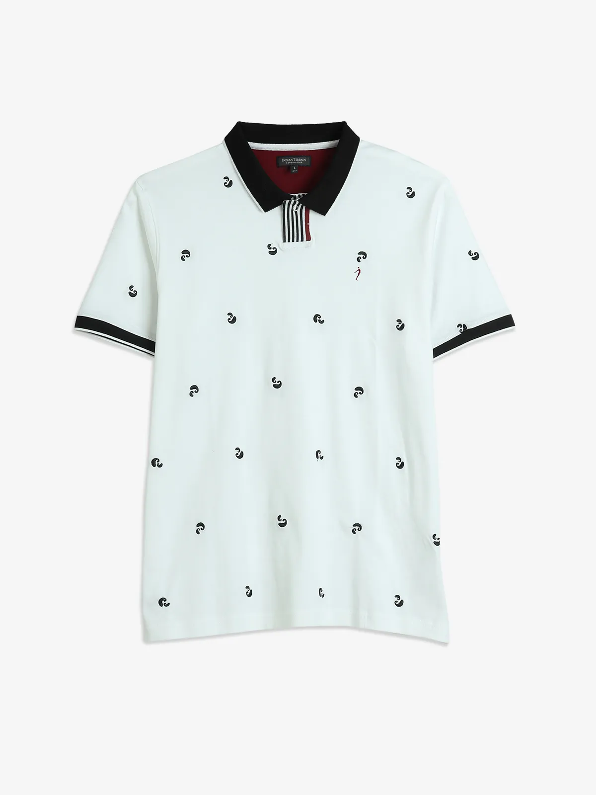 INDIAN TERRAIN plain white cotton t-shirt
