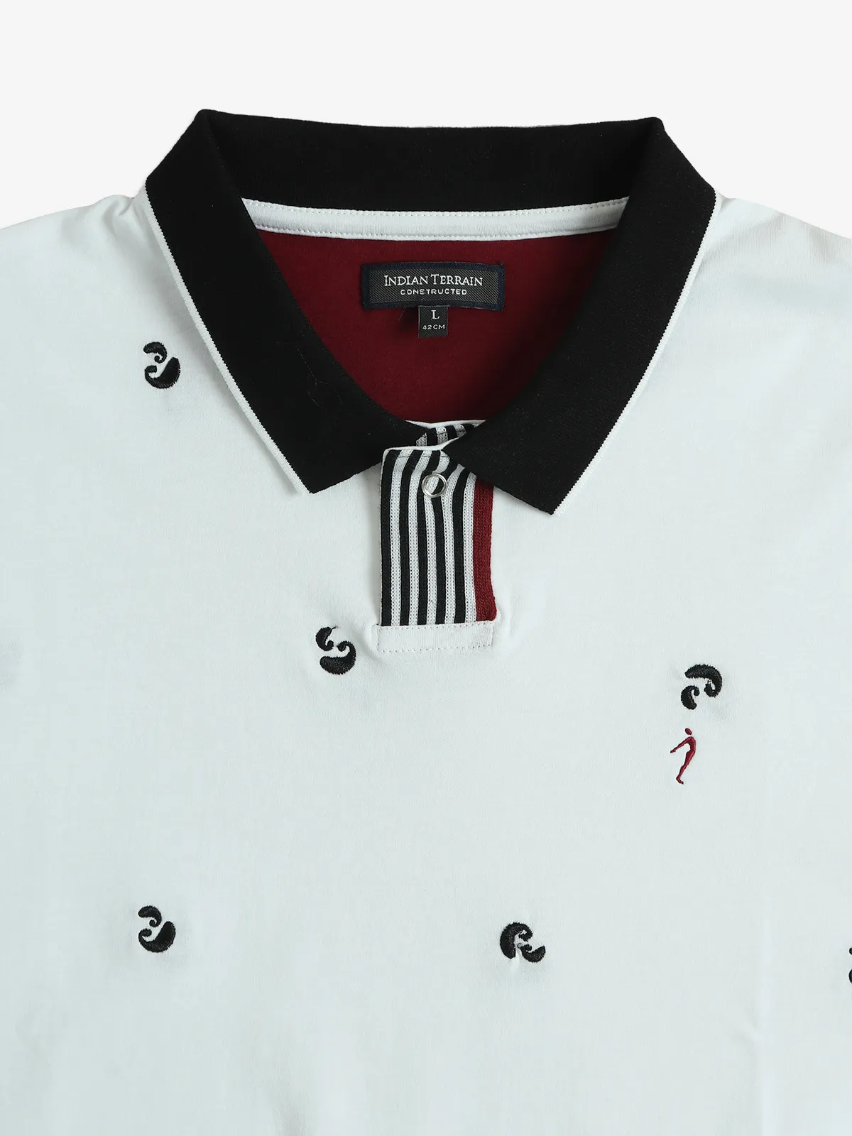 INDIAN TERRAIN plain white cotton t-shirt