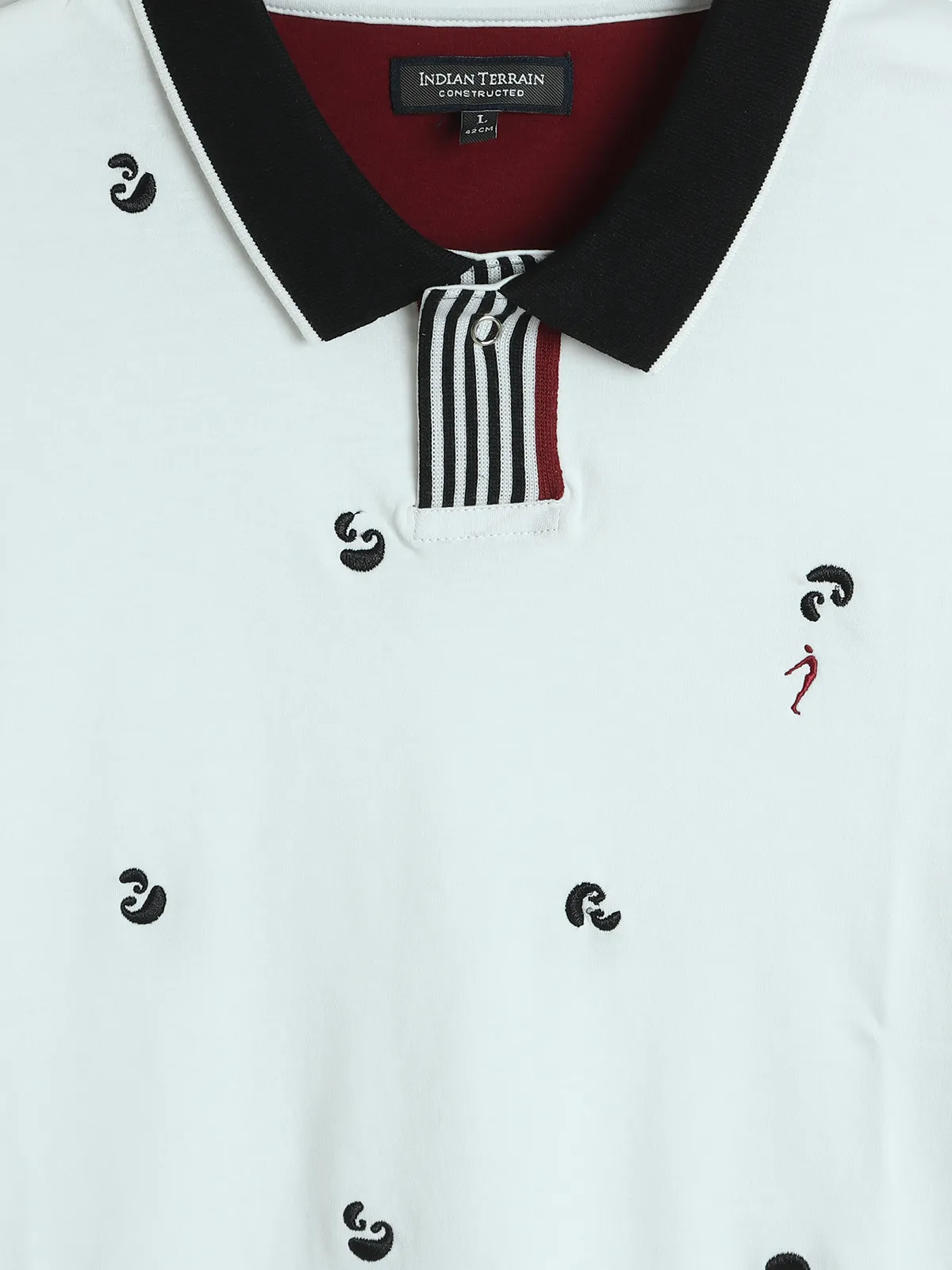 INDIAN TERRAIN plain white cotton t-shirt