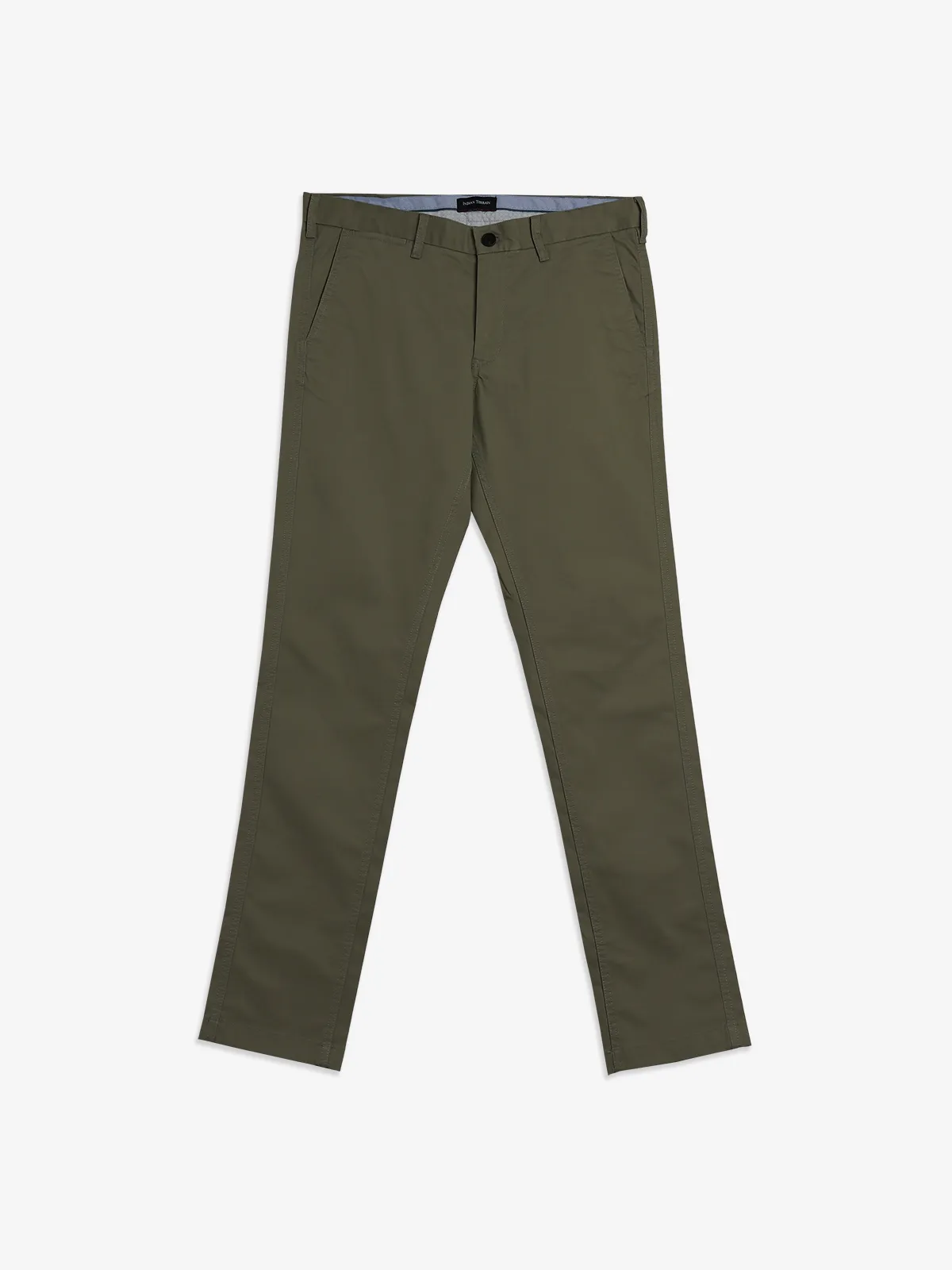 INDIAN TERRAIN sage green cotton trouser