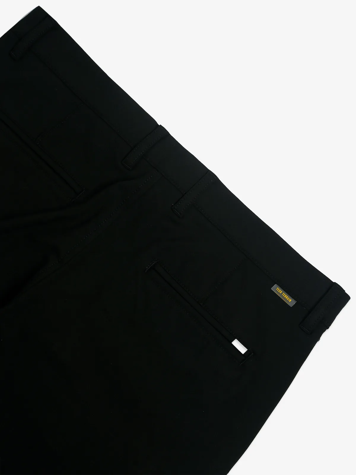 INDIAN TERRAIN solid black brooklyn fit trouser