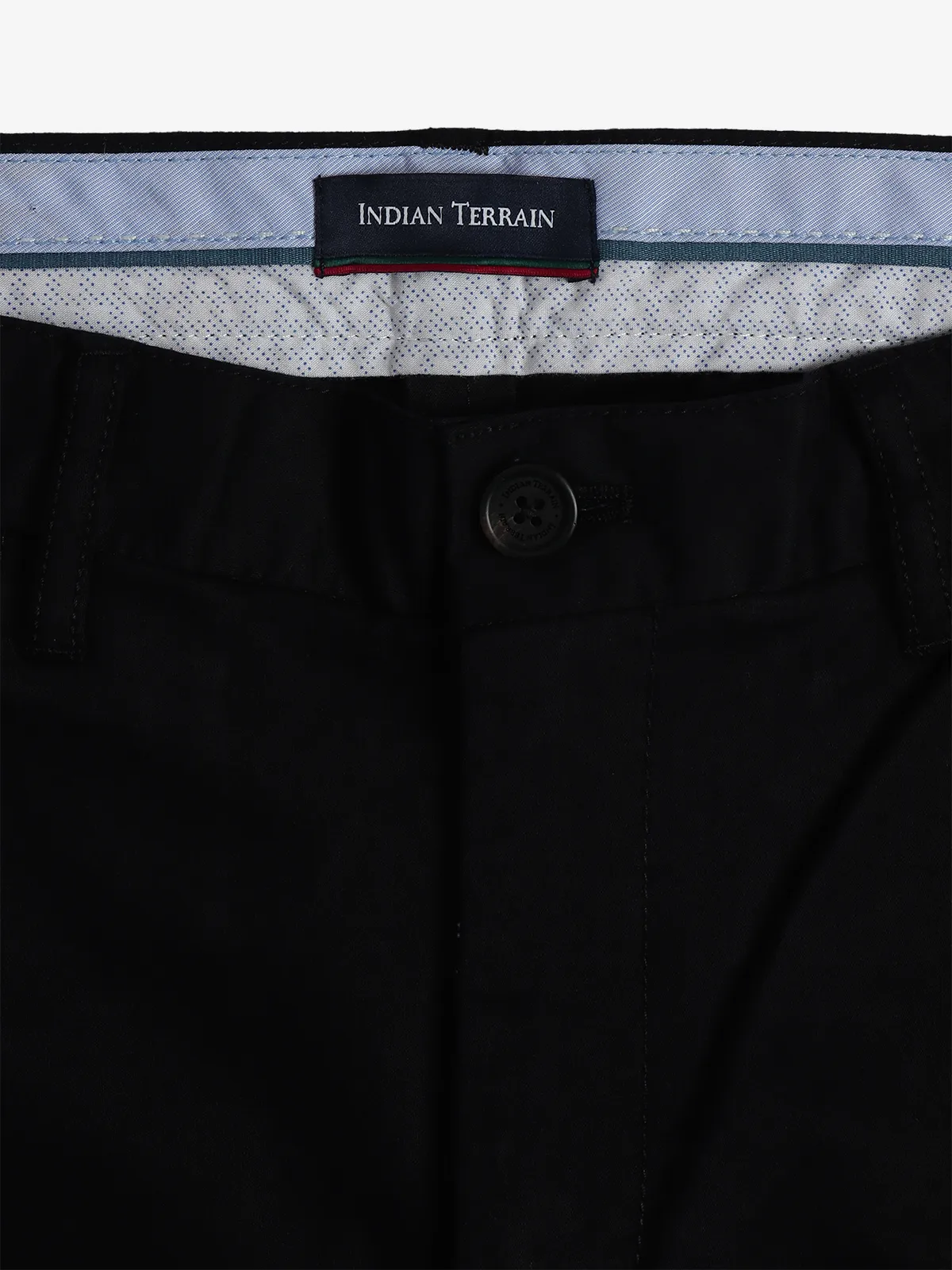 INDIAN TERRAIN solid black trouser