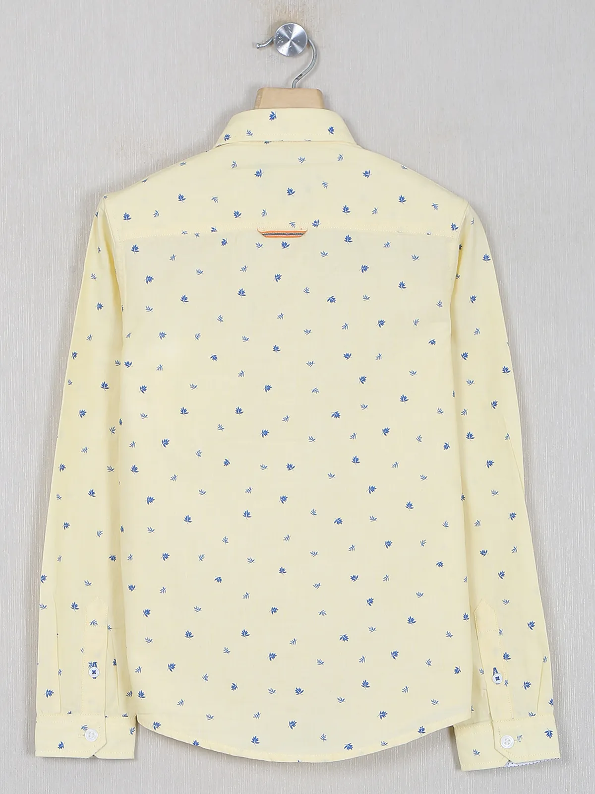 Indian Terrain yellow cotton shirt