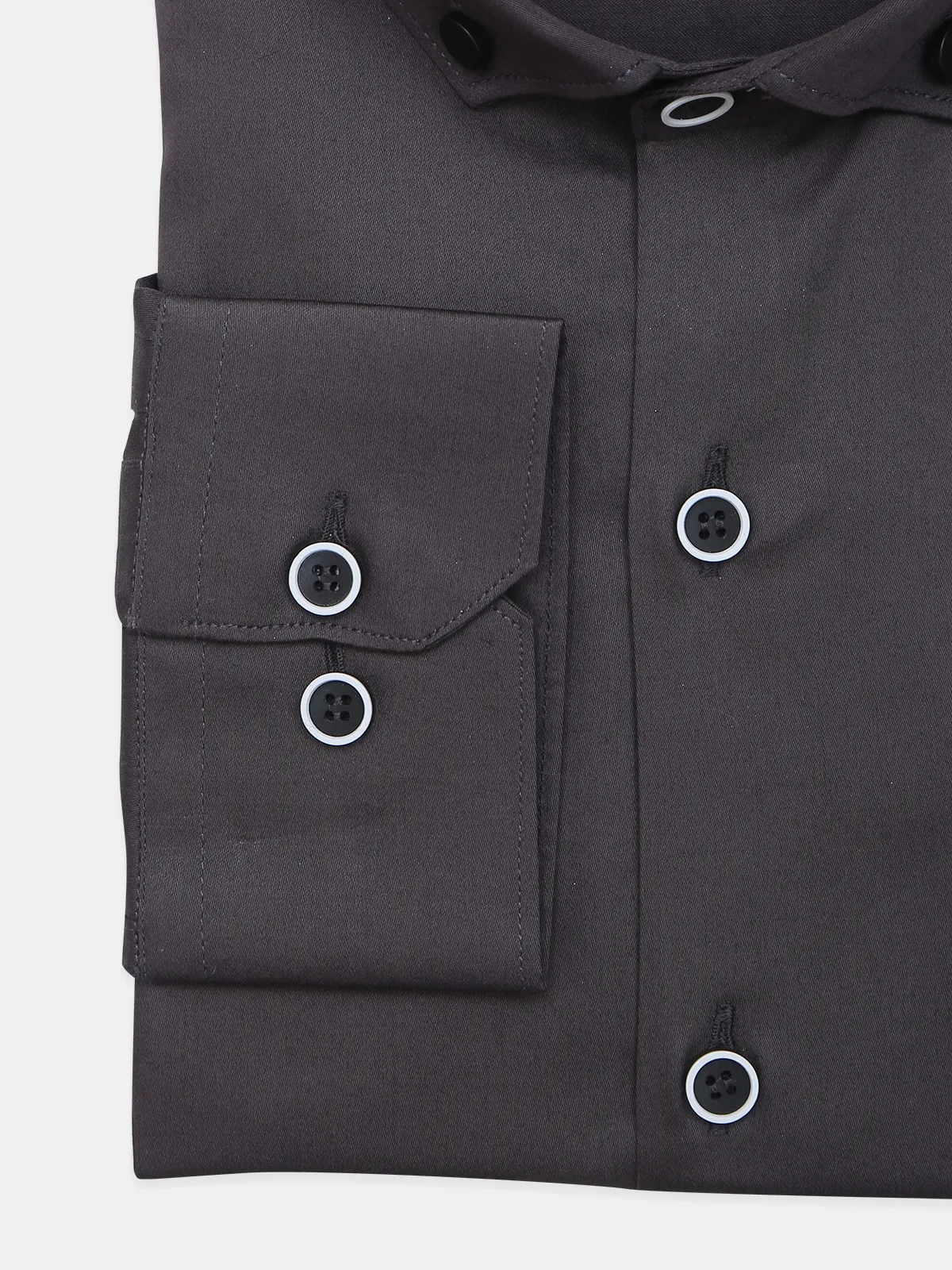 Iparty dark grey color cotton casual shirt