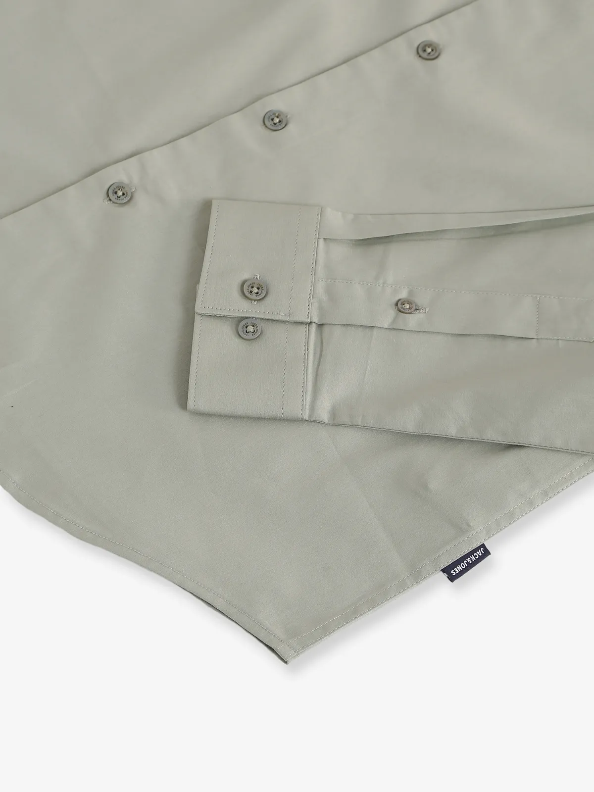 JACK&JONES sage gren plain shirt