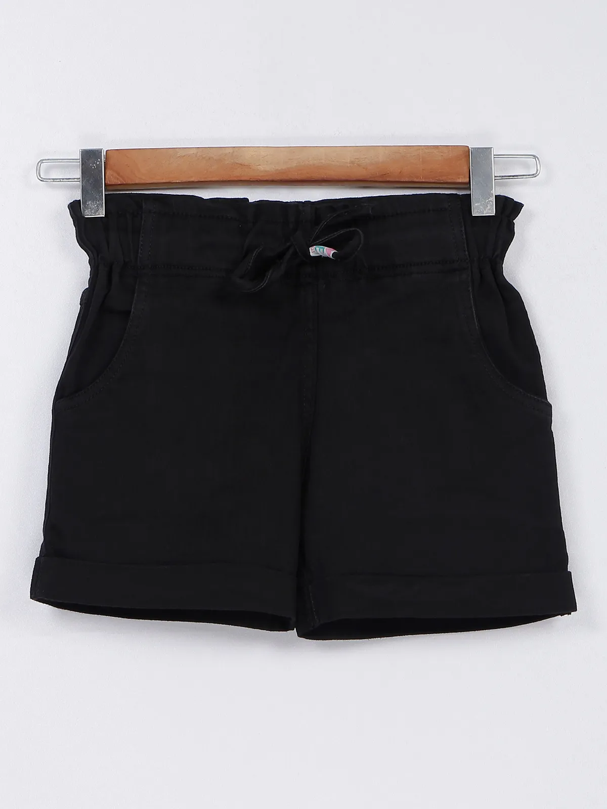 Just Clothes black denim shorts for casual