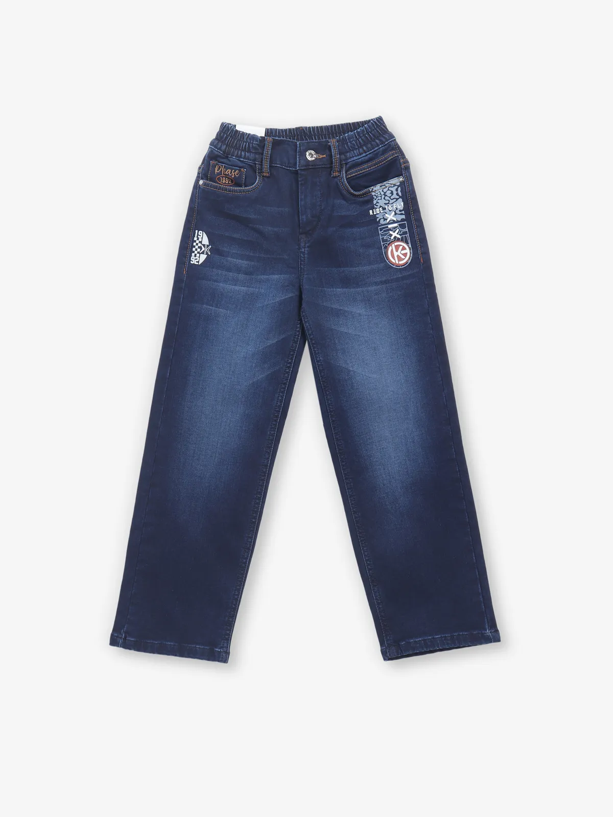 KEPEL blue washed jeans for boys