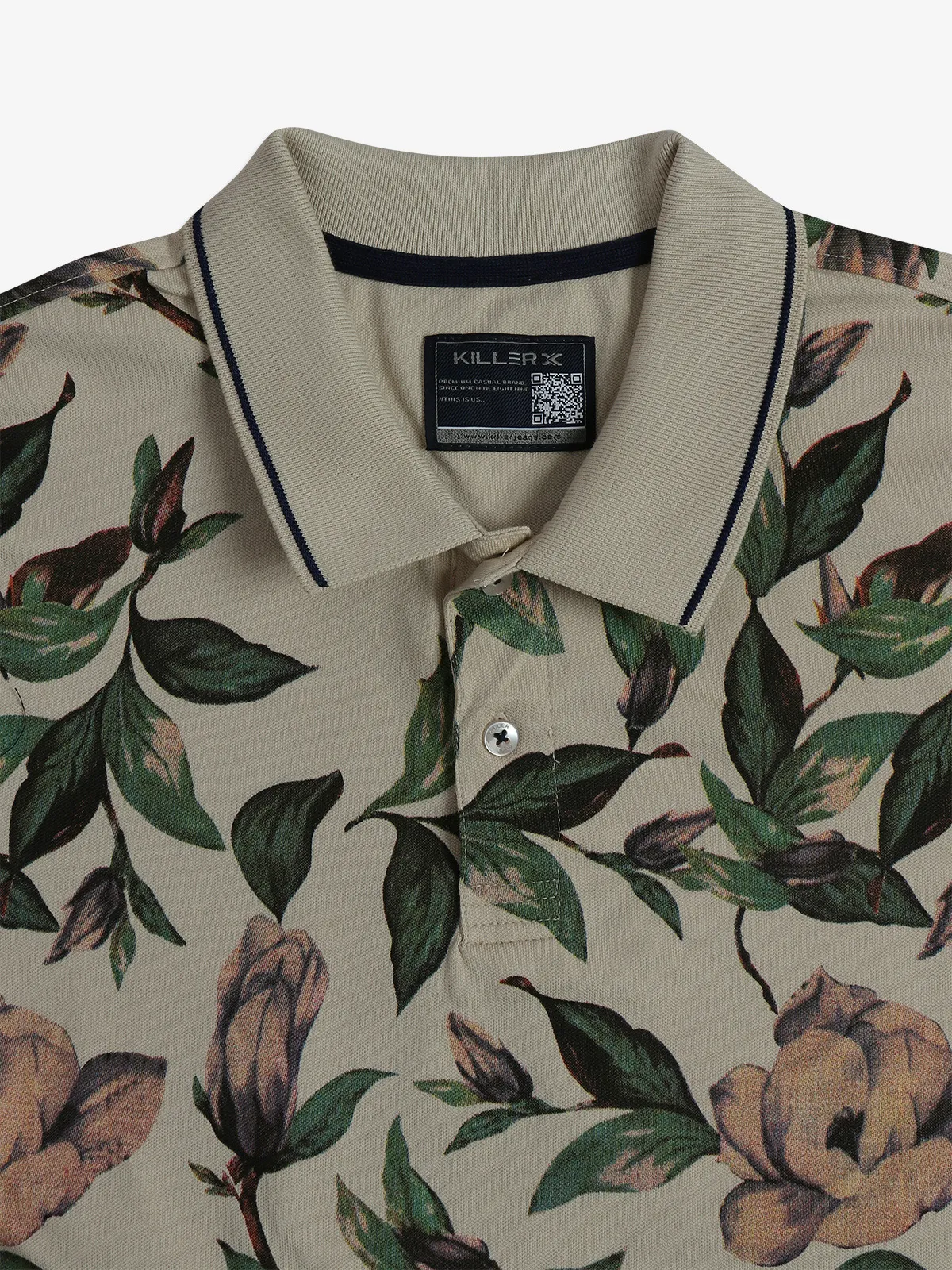 Killer beige floral printed t-shirt