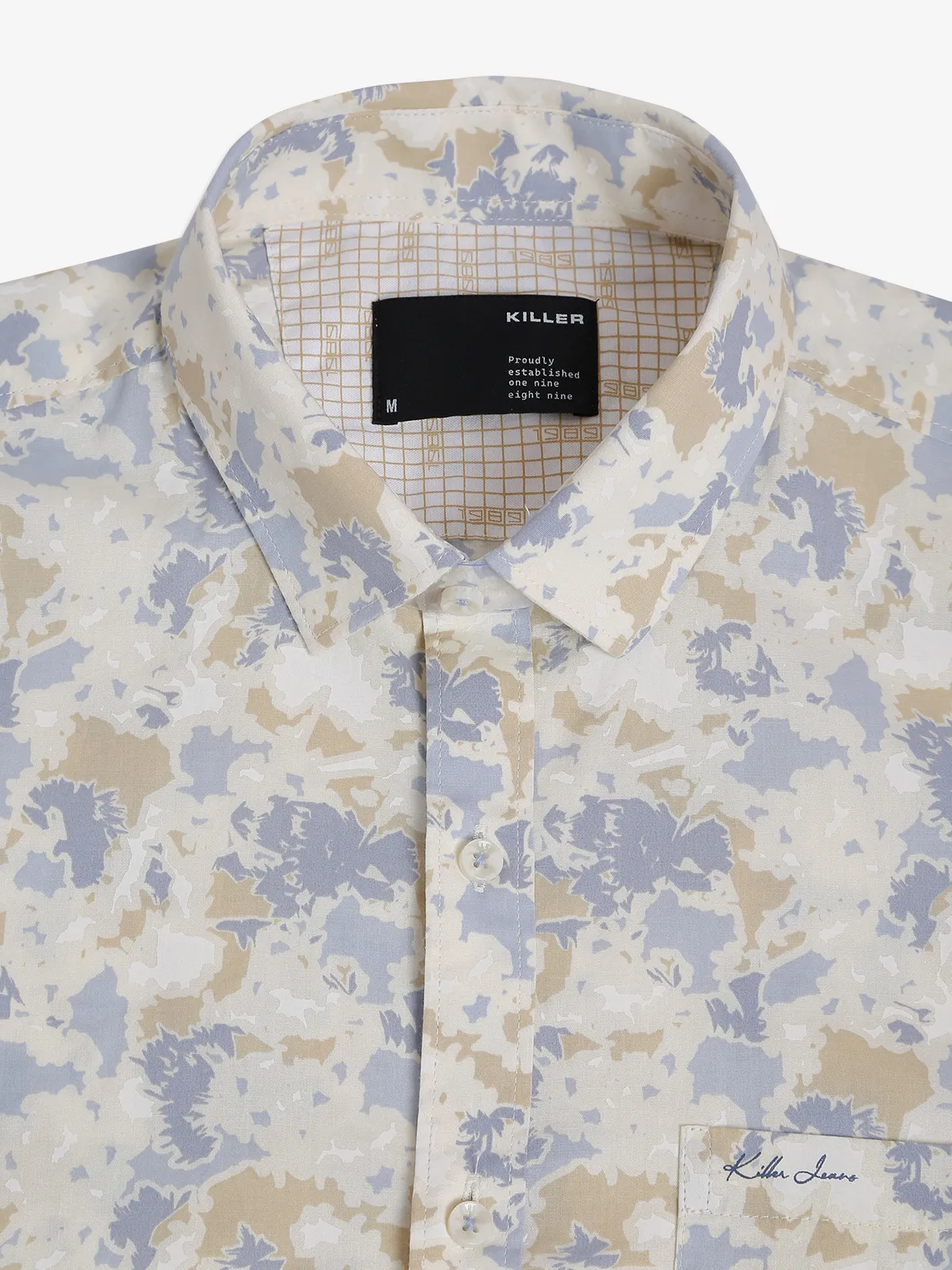 Killer beige printed shirt