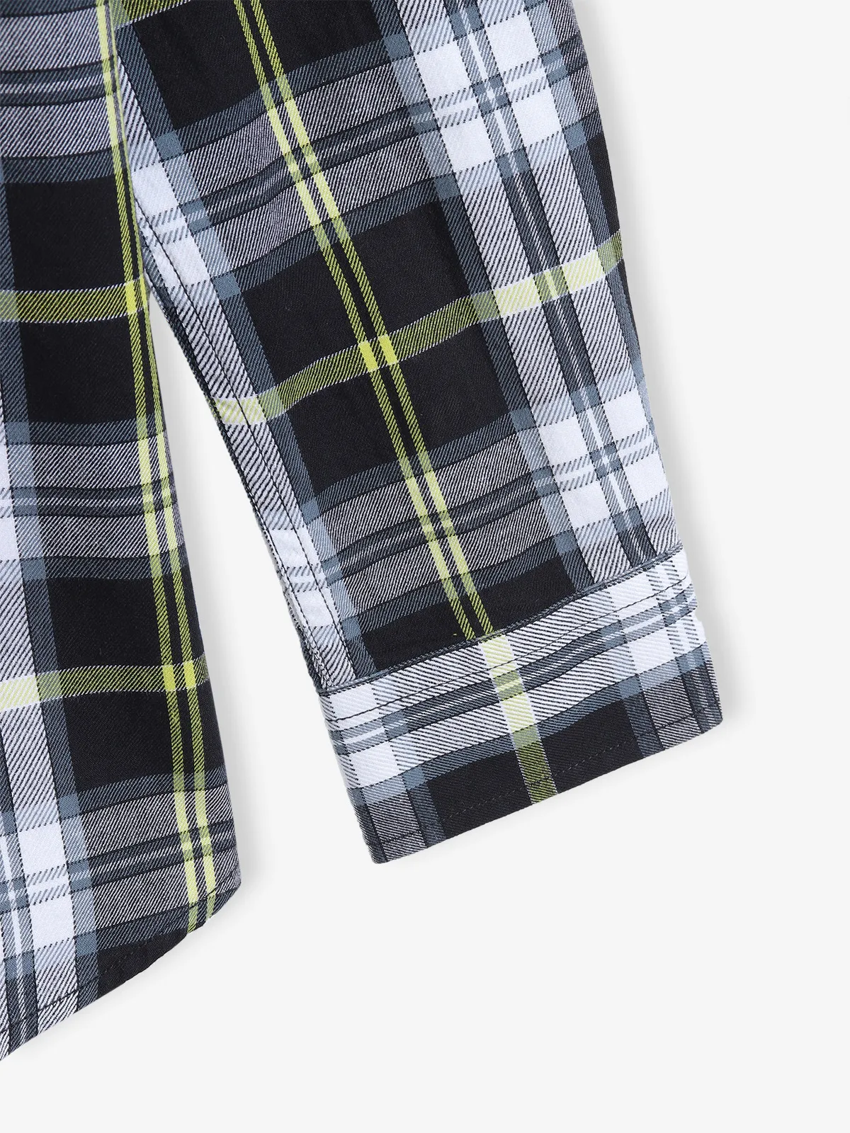 KILLER black check cotton casual shirt