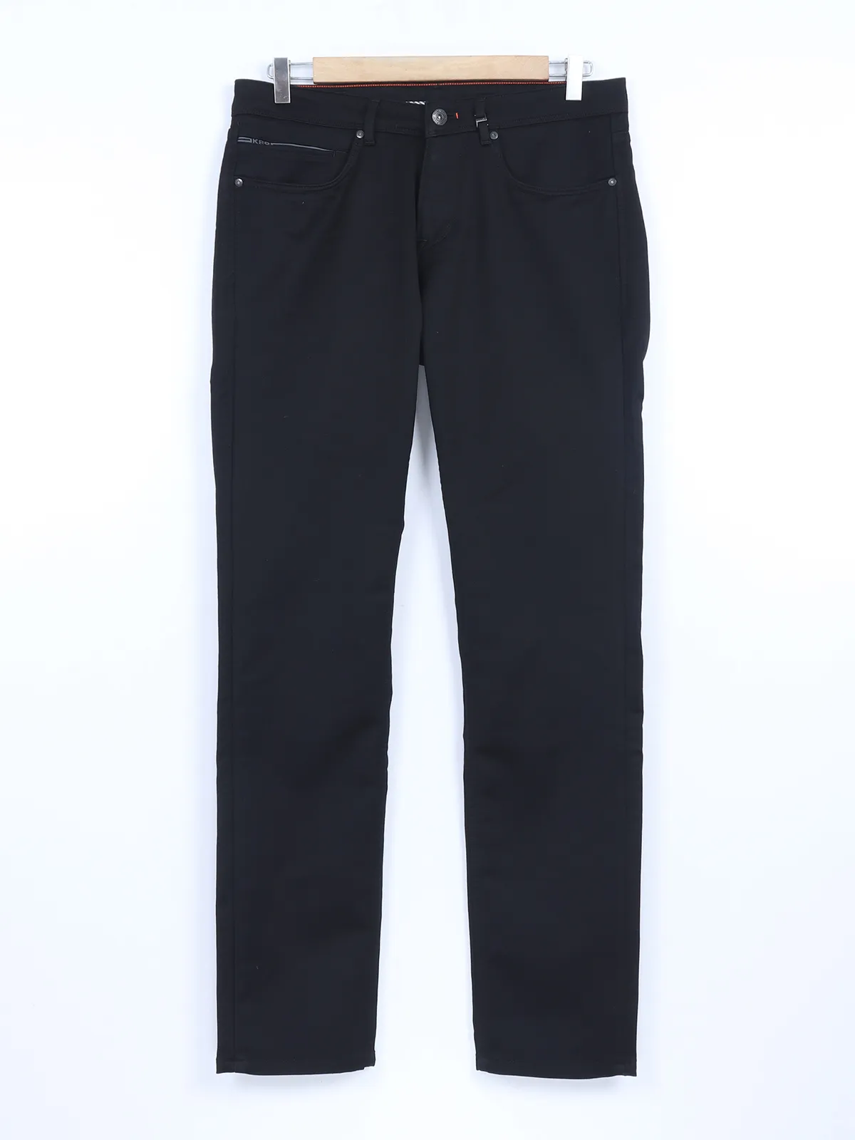 Killer black cotton trouser