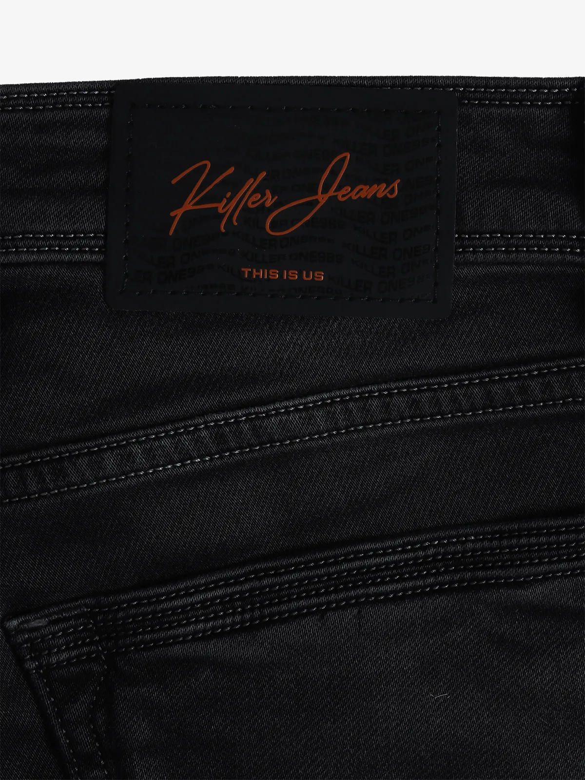 Killer black slim fit solid jeans