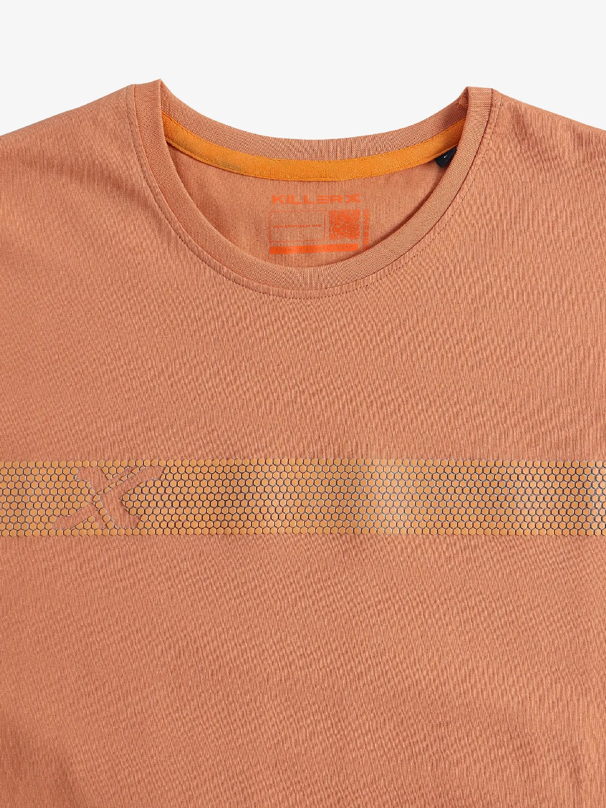 Killer cotton peach half sleeves t-shirt