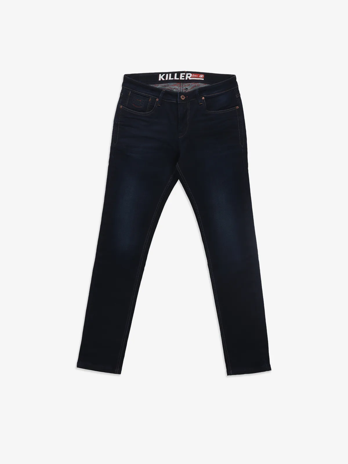 KILLER dark blue skinny fit denim jeans