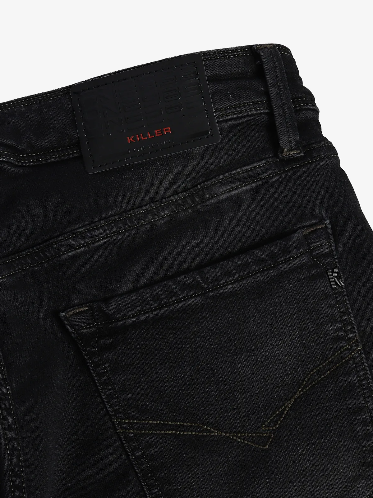 Killer dark grey denim skinny fit jeans