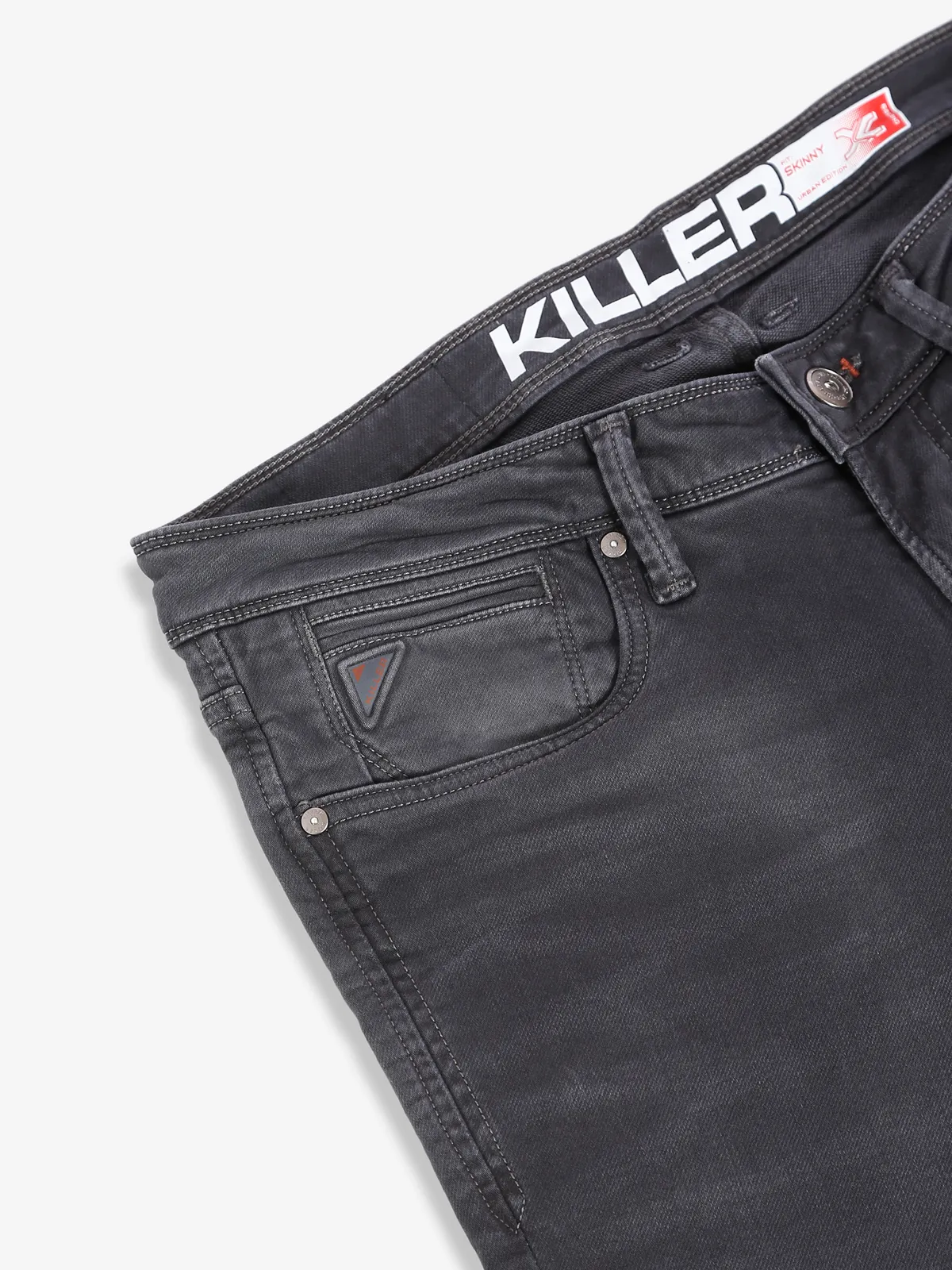 Killer dark grey skinny fit jeans