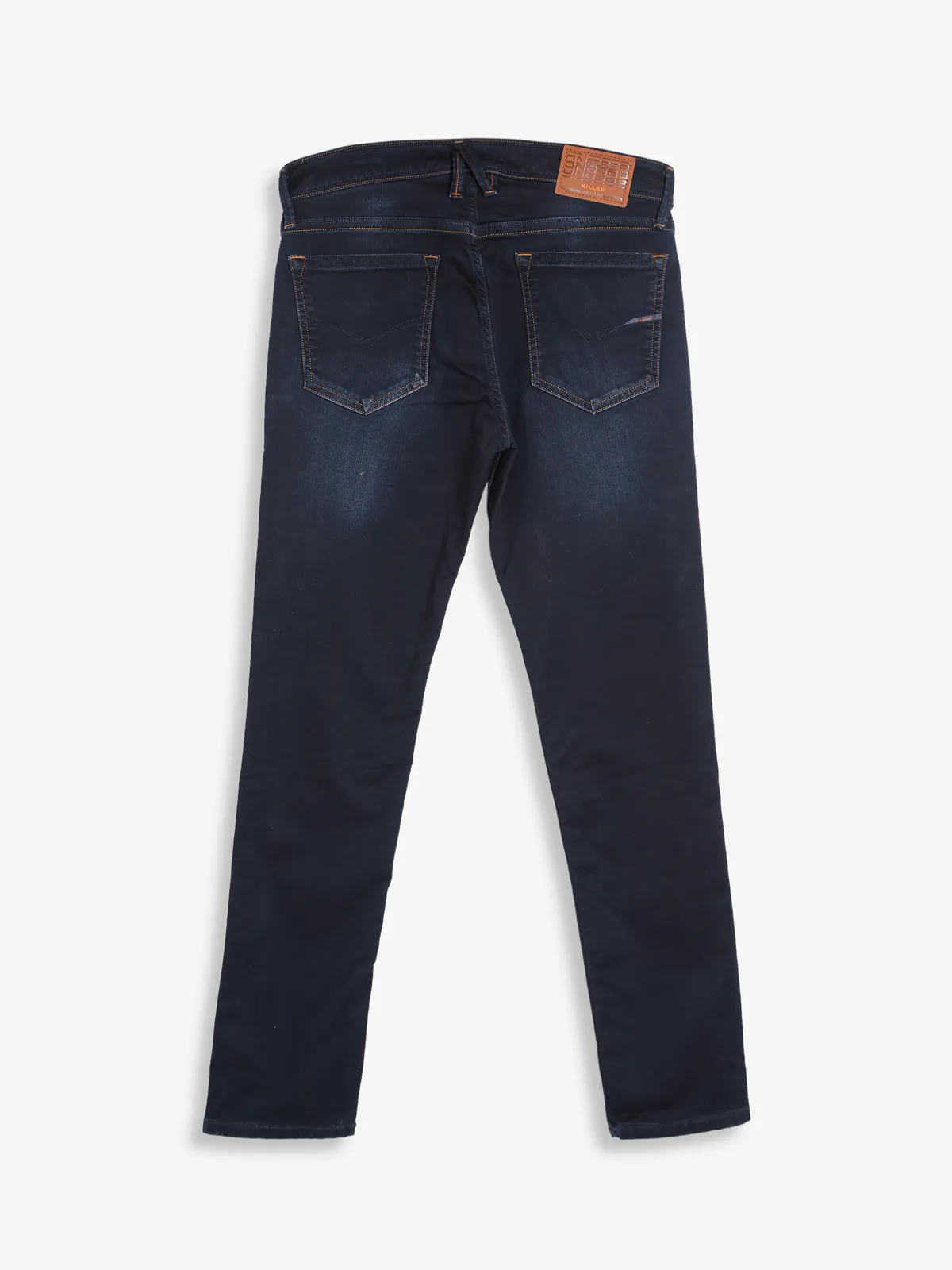 Killer dark navy slim fit washed jeans