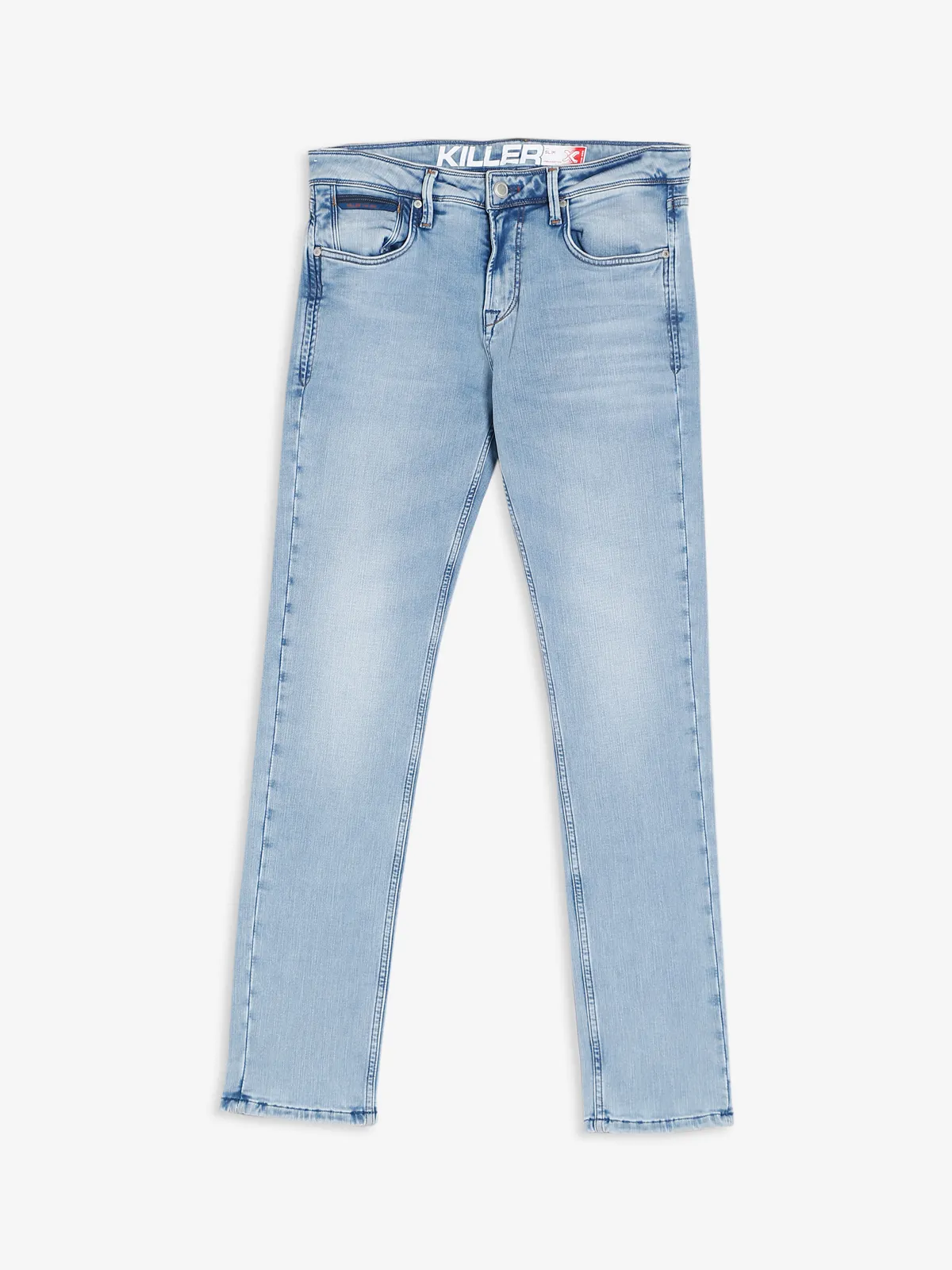 Killer ice blue washed slim fit jeans