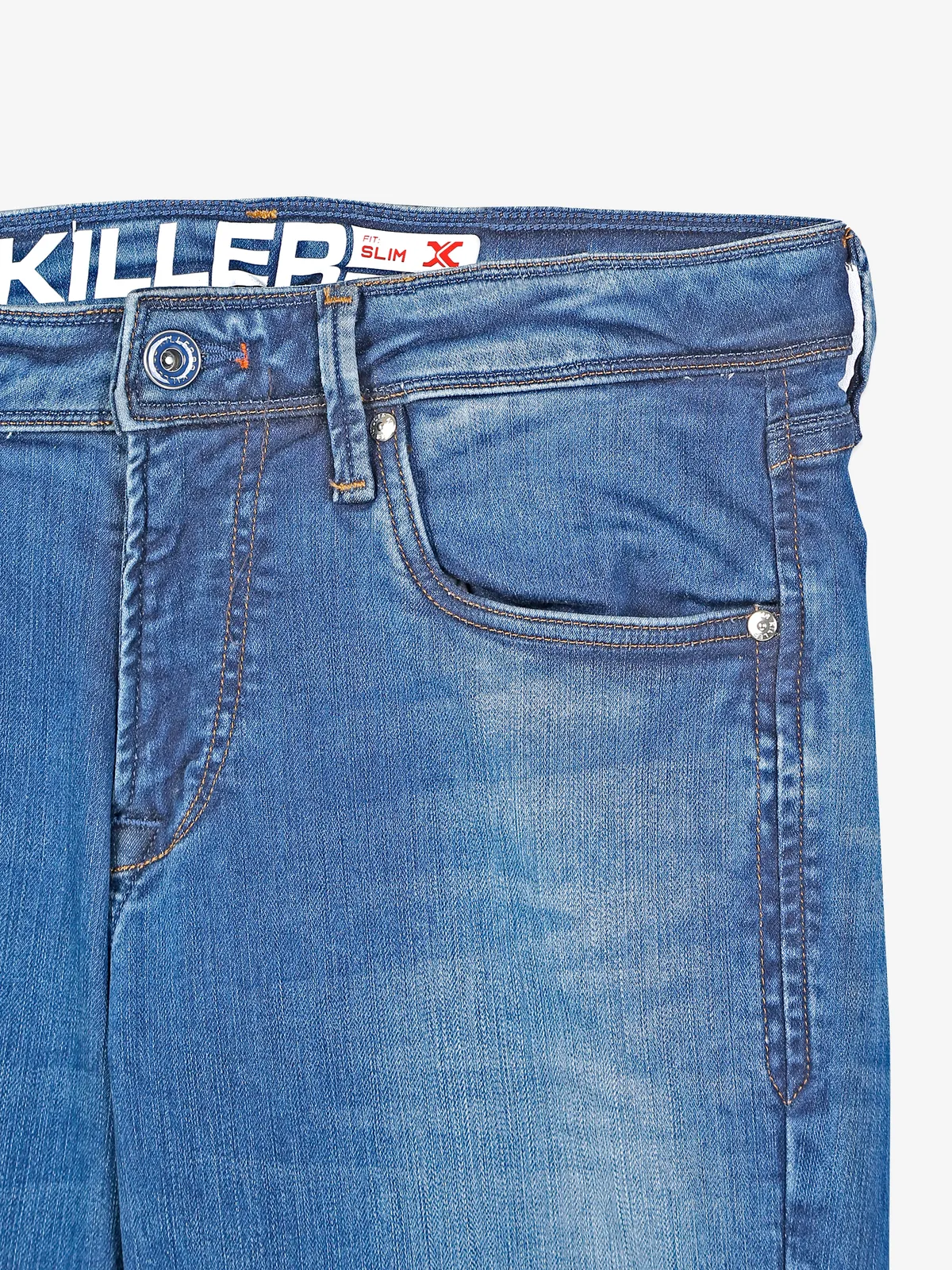 Killer light blue washed slim fit jeans