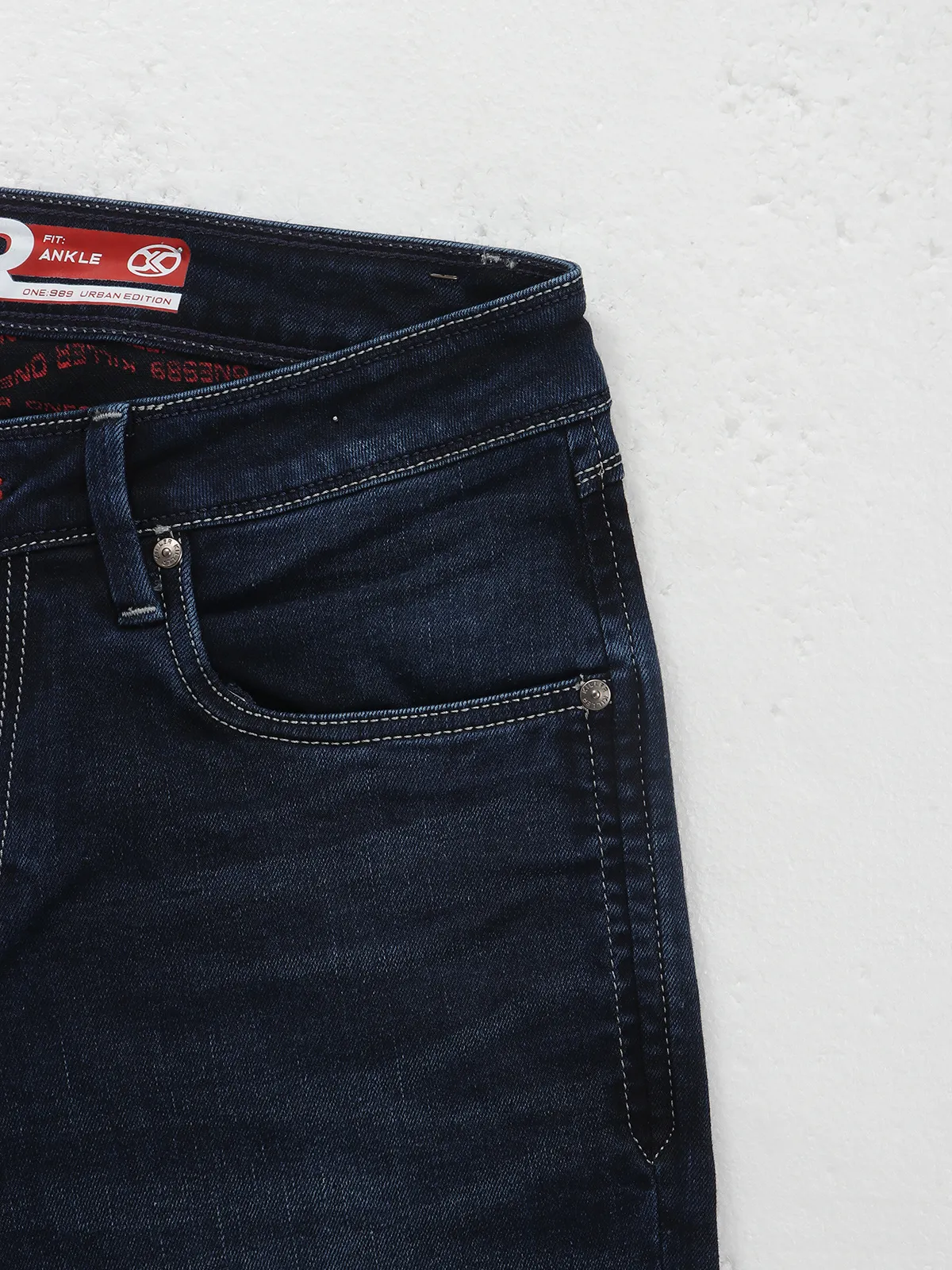 KILLER navy washed denim jeans