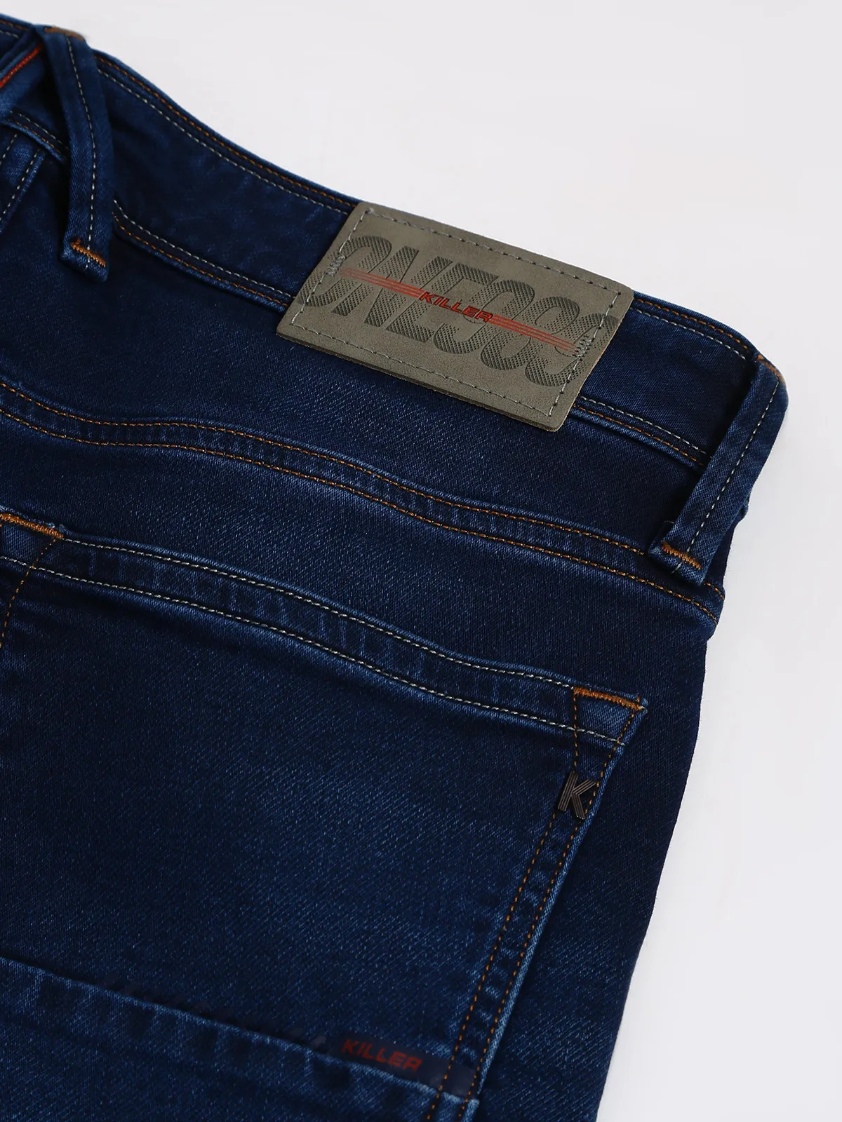 Killer navy washed slim fit jeans