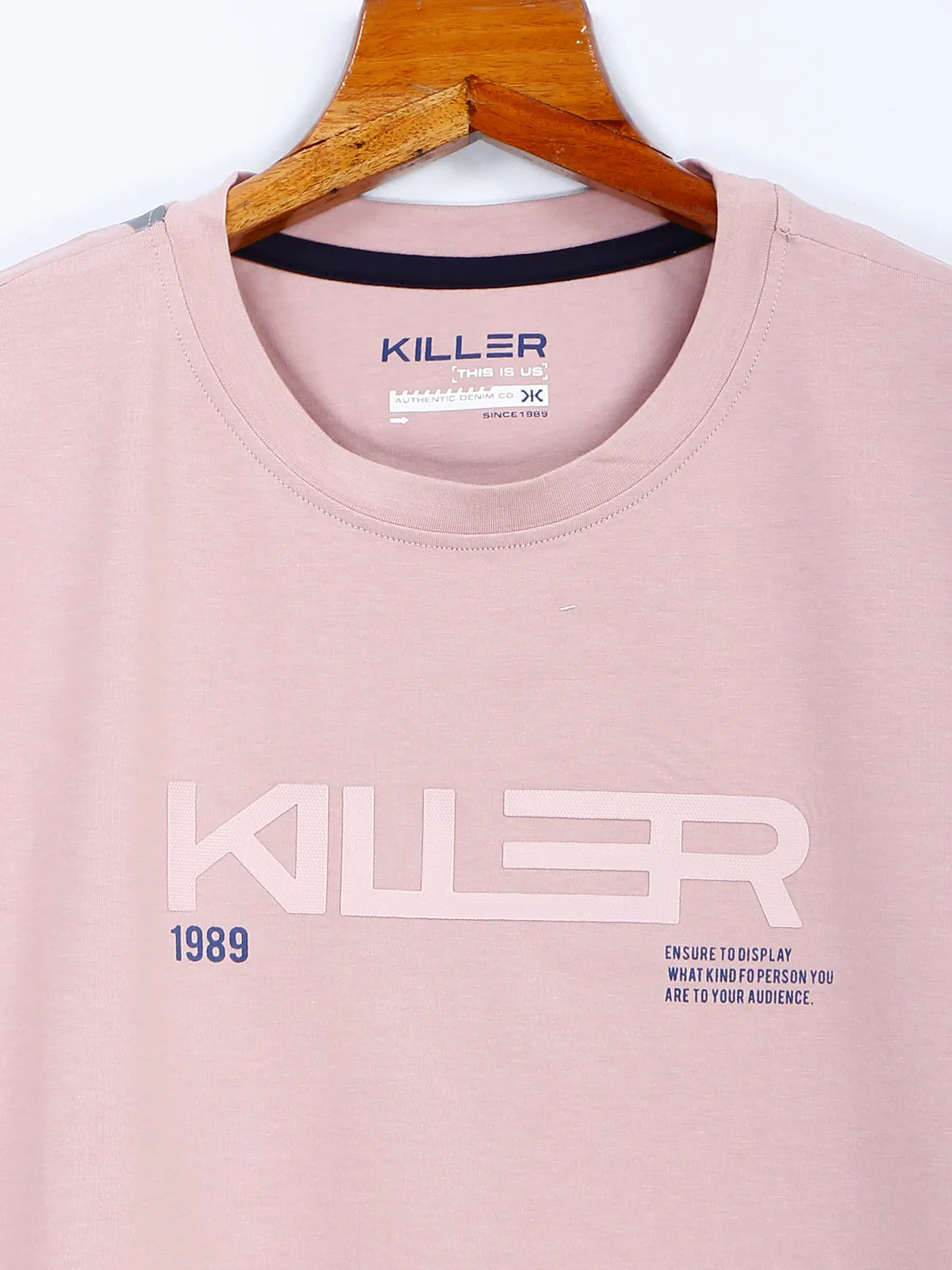 Killer peach cotton t shirt