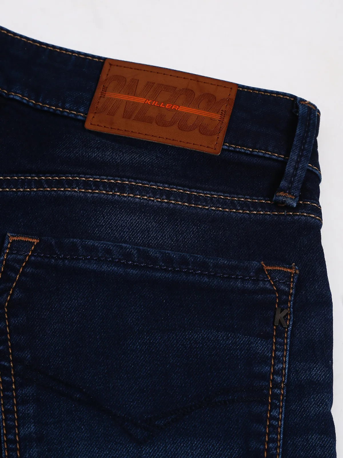 Killer washed navy slim fit jeans