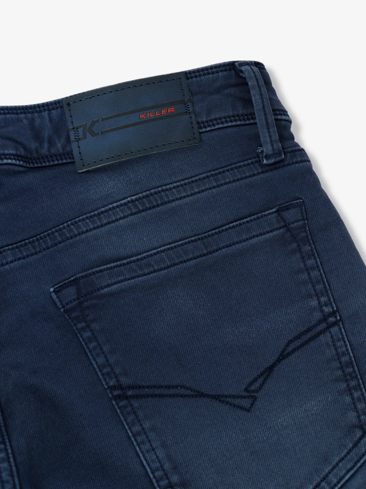 Killer washed skinny fit jeans in dark blue