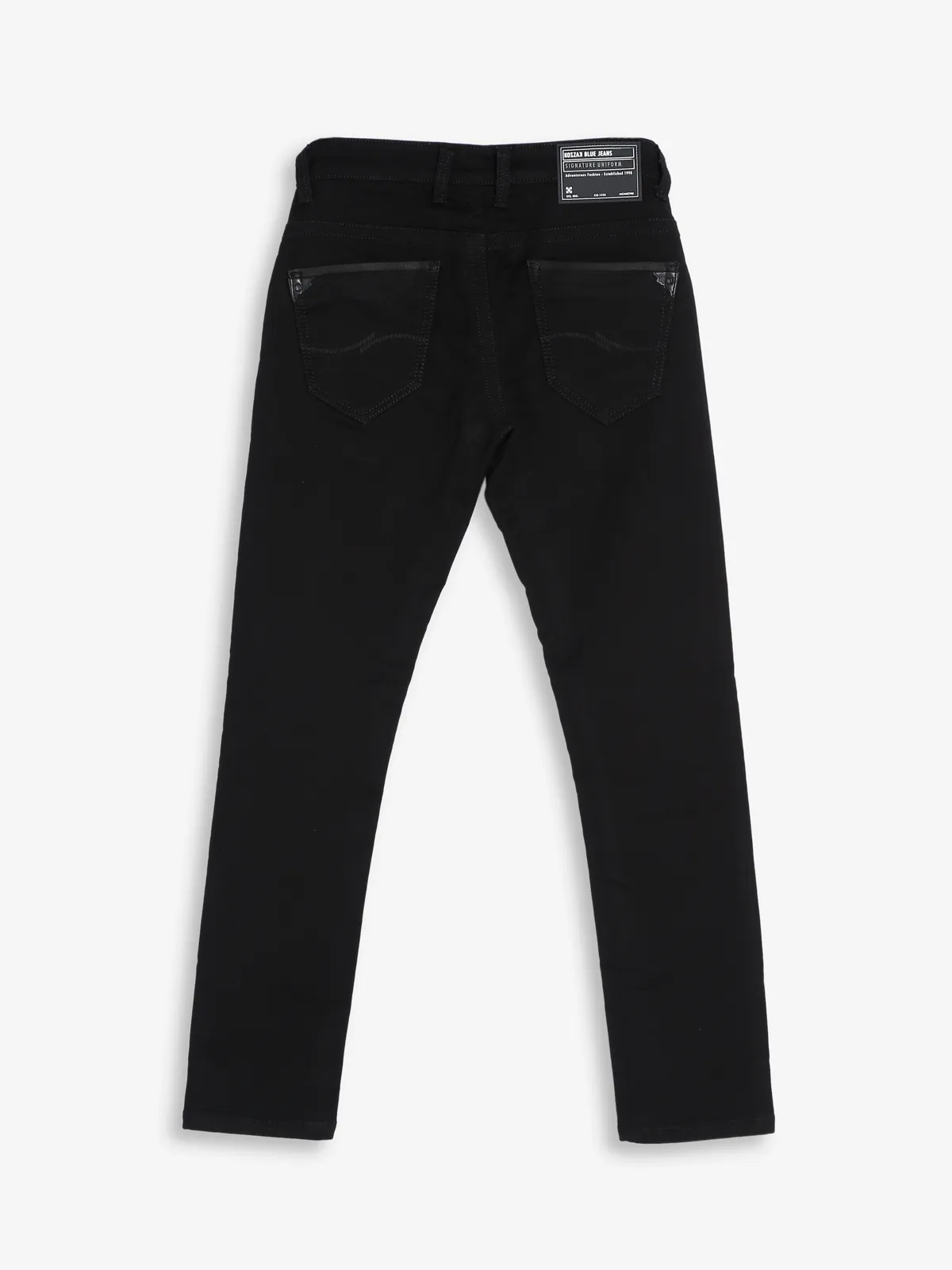 Kozzak black solid jeans