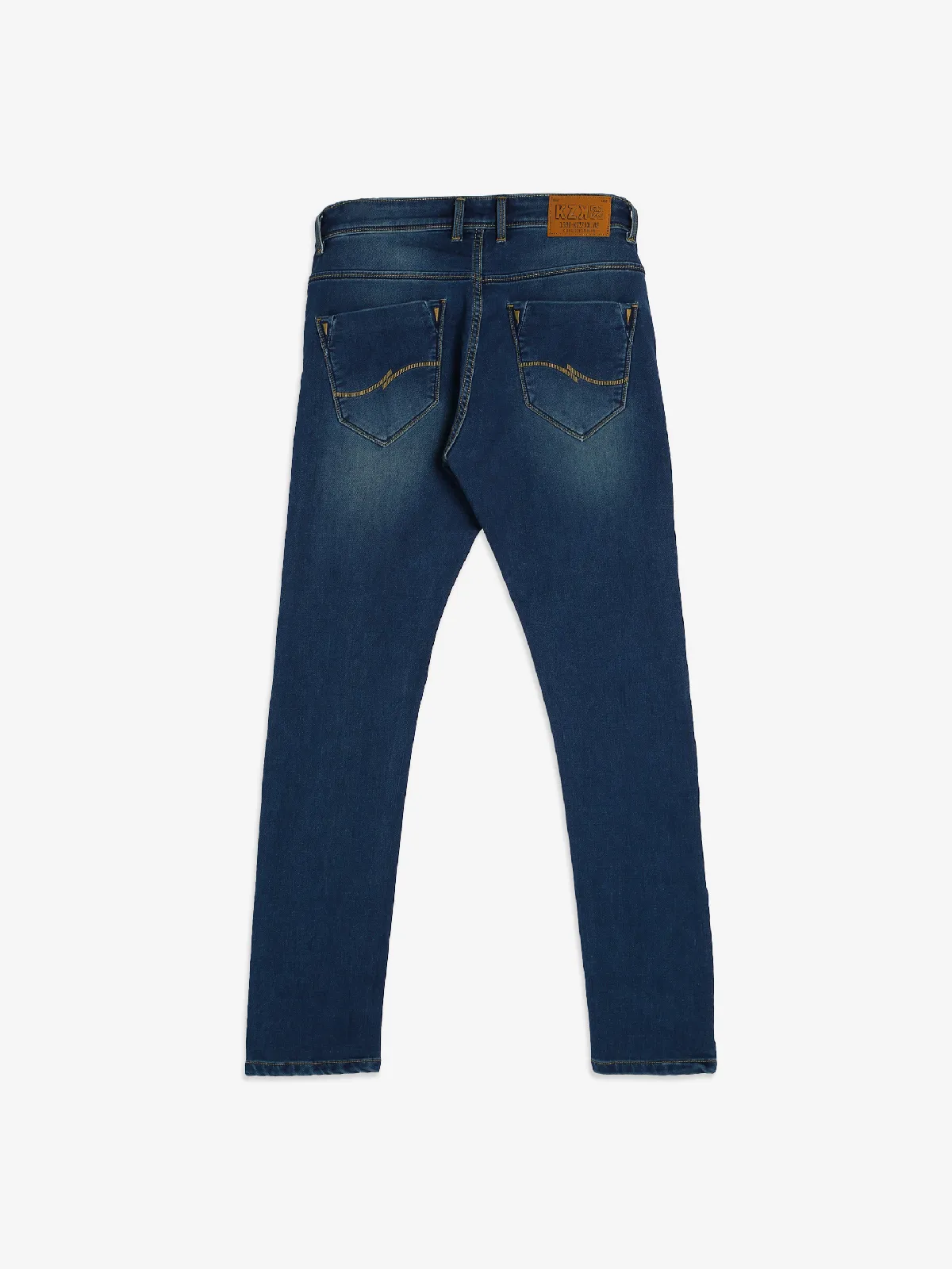 Kozzak dark blue washed men jeans