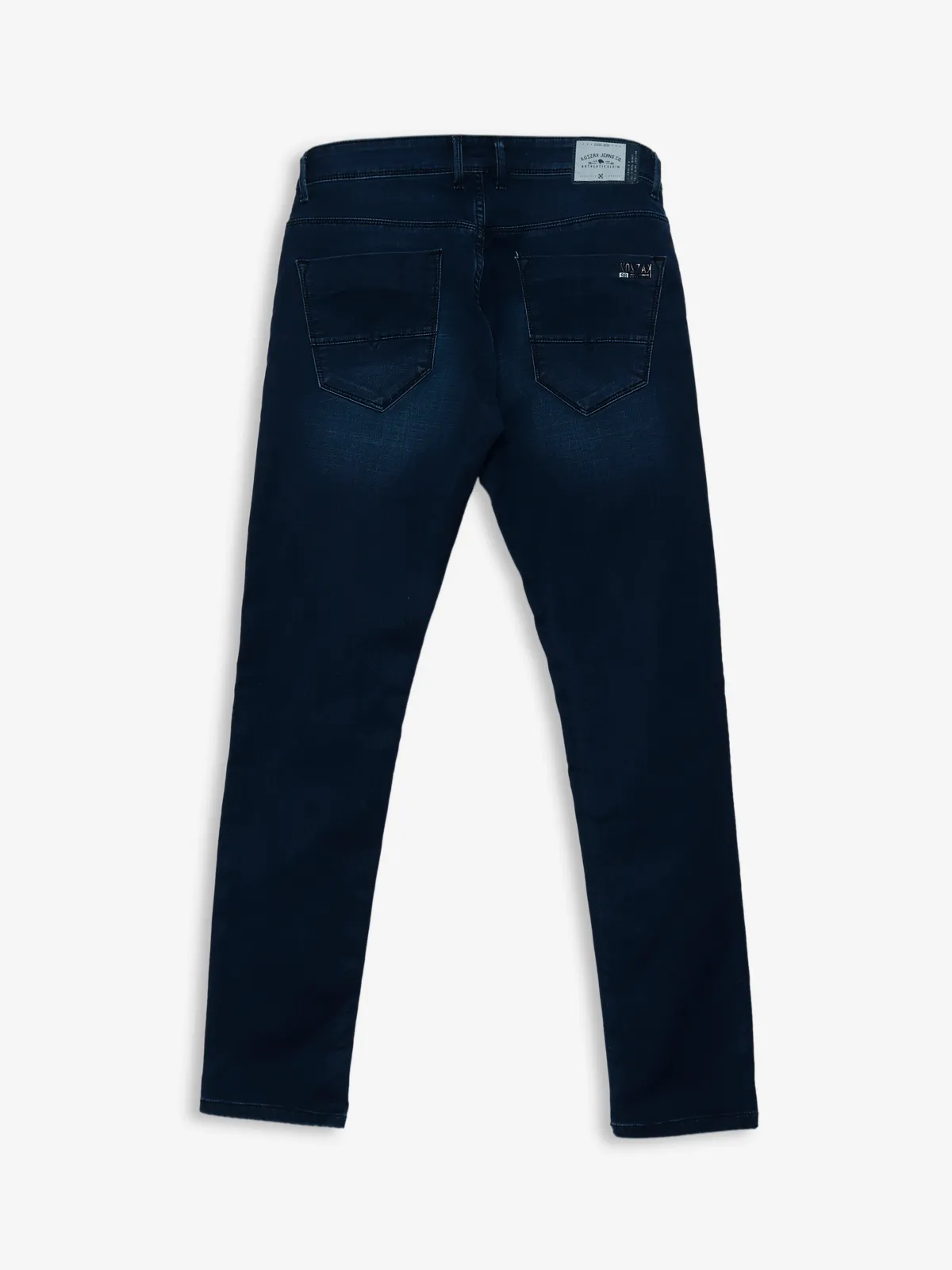 Kozzak super skinny fit dark blue washed jeans