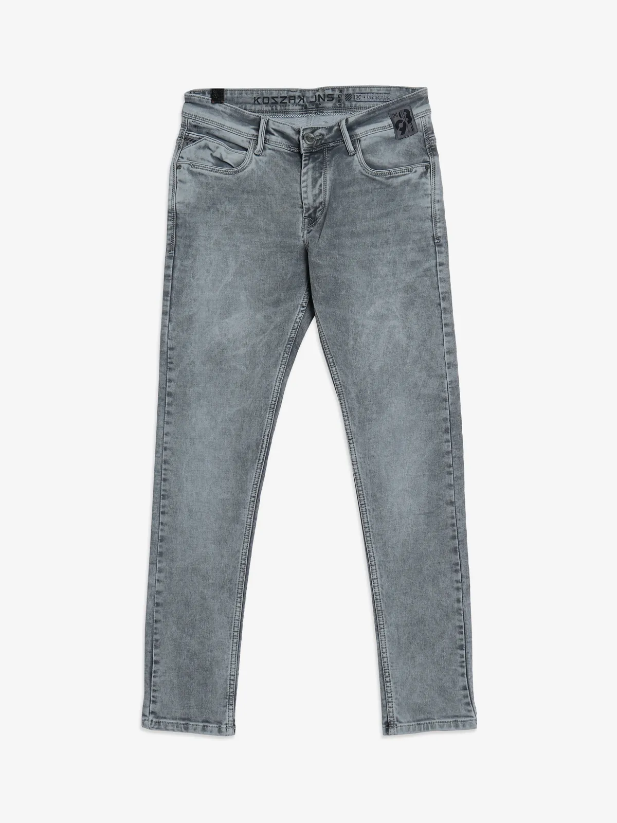 Kozzak super skinny fit grey jeans