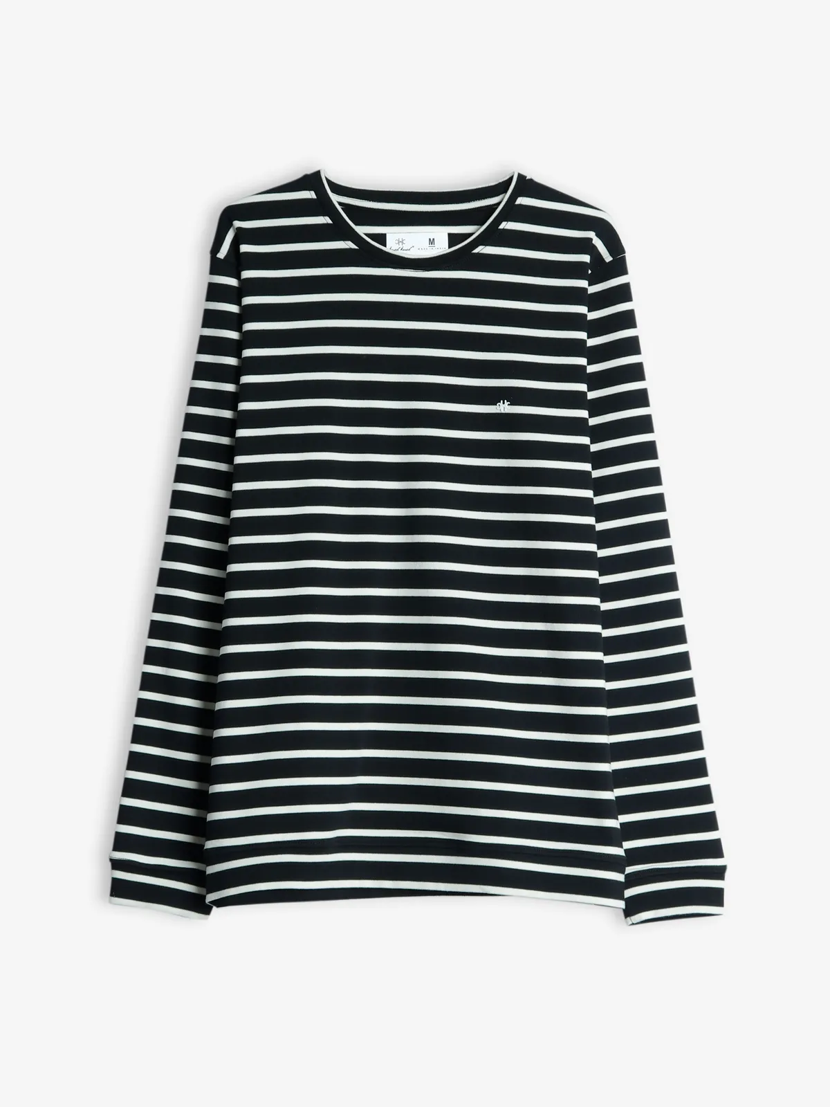 Kuch Kuch knitted black stripe t shirt