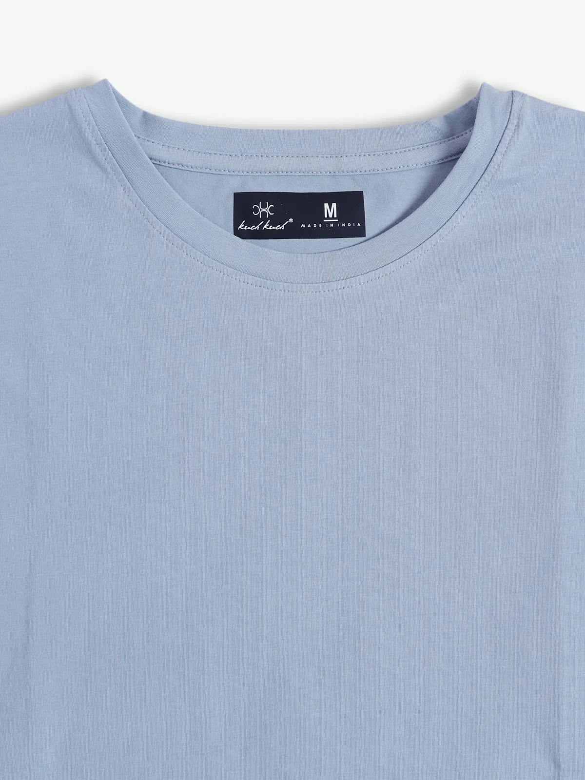 Kuch Kuch light blue cotton t shirt