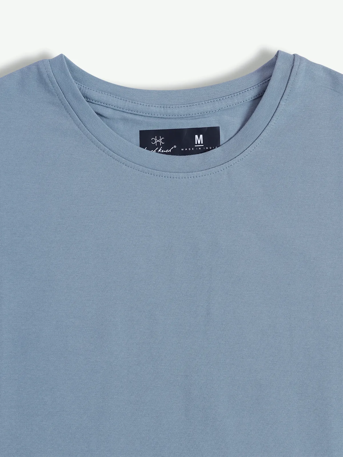 Kuch Kuch stone blue cotton t shirt