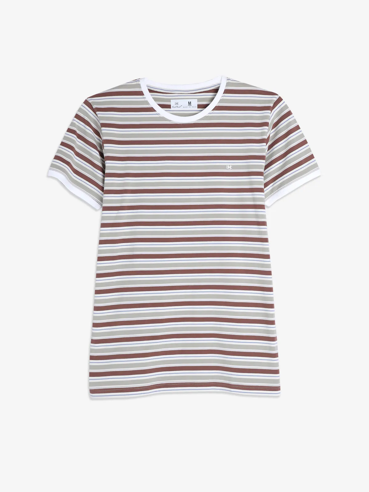 KUCH KUCH stripe grey t-shirt