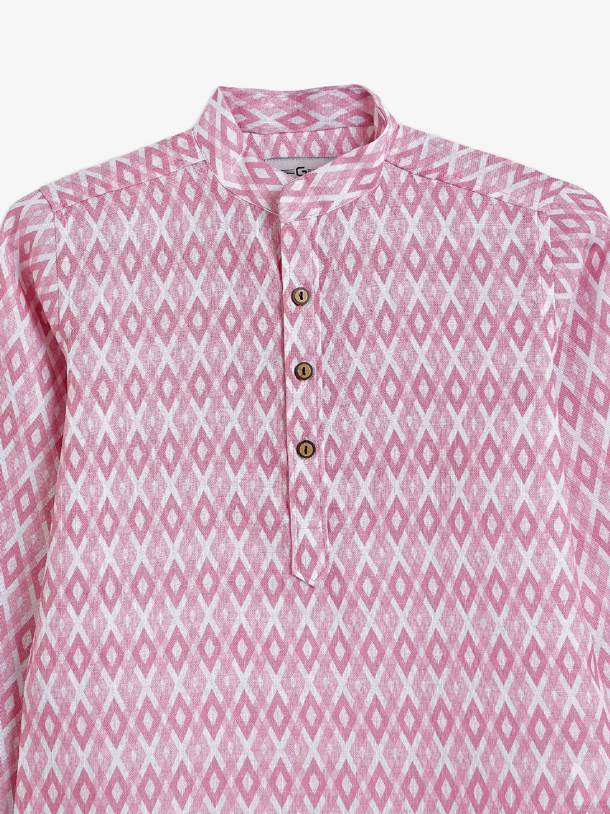 Latest mauve pink printed kurta