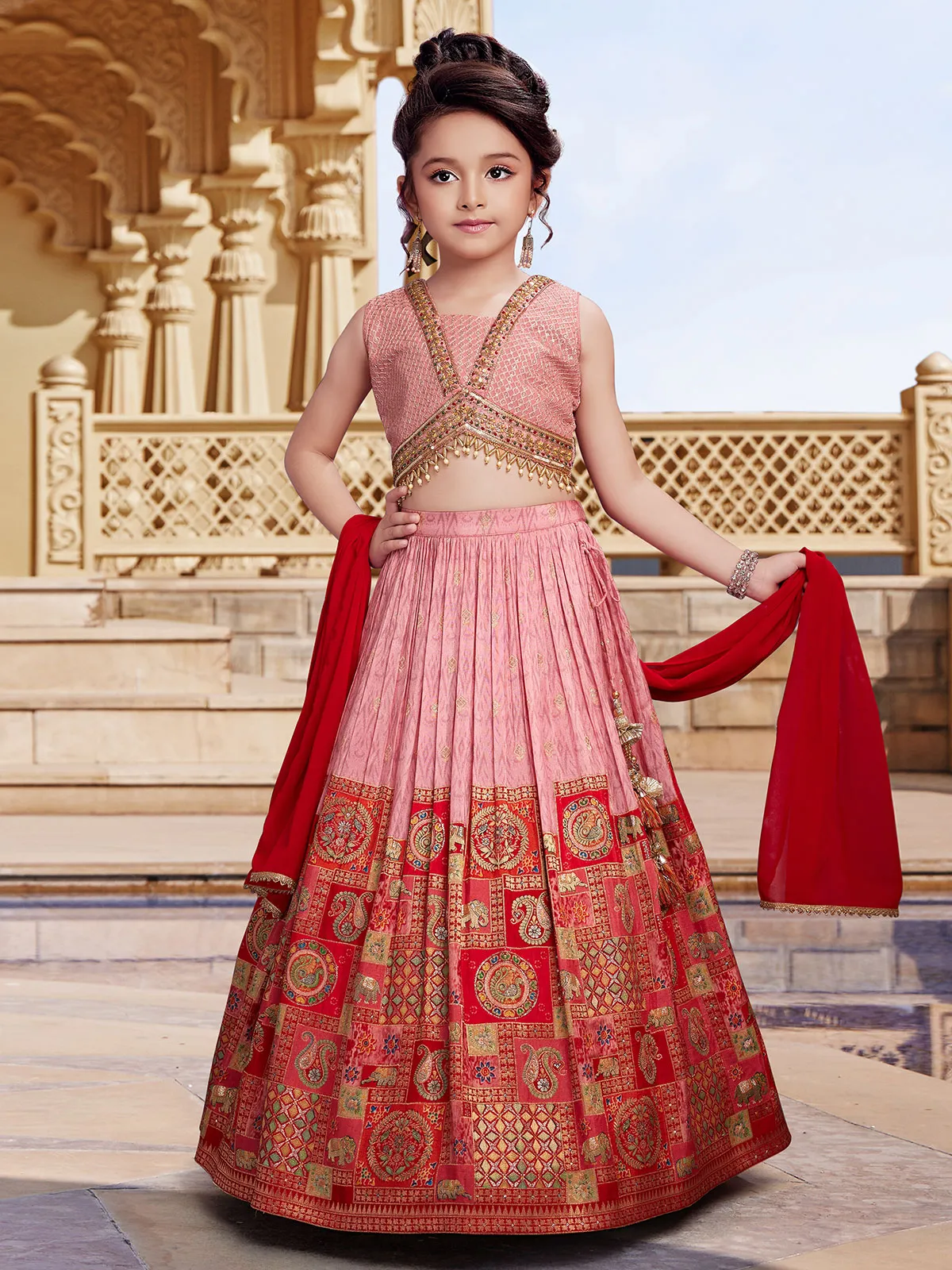 Pink wedding lehenga choli shop