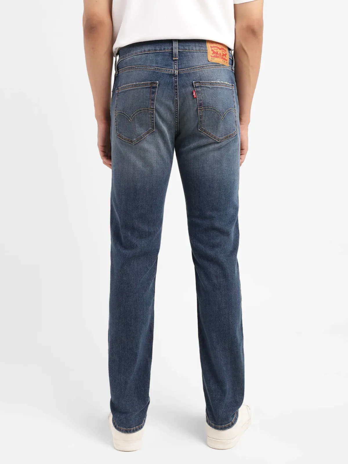 Levis 511 slim fit washed jeans in blue
