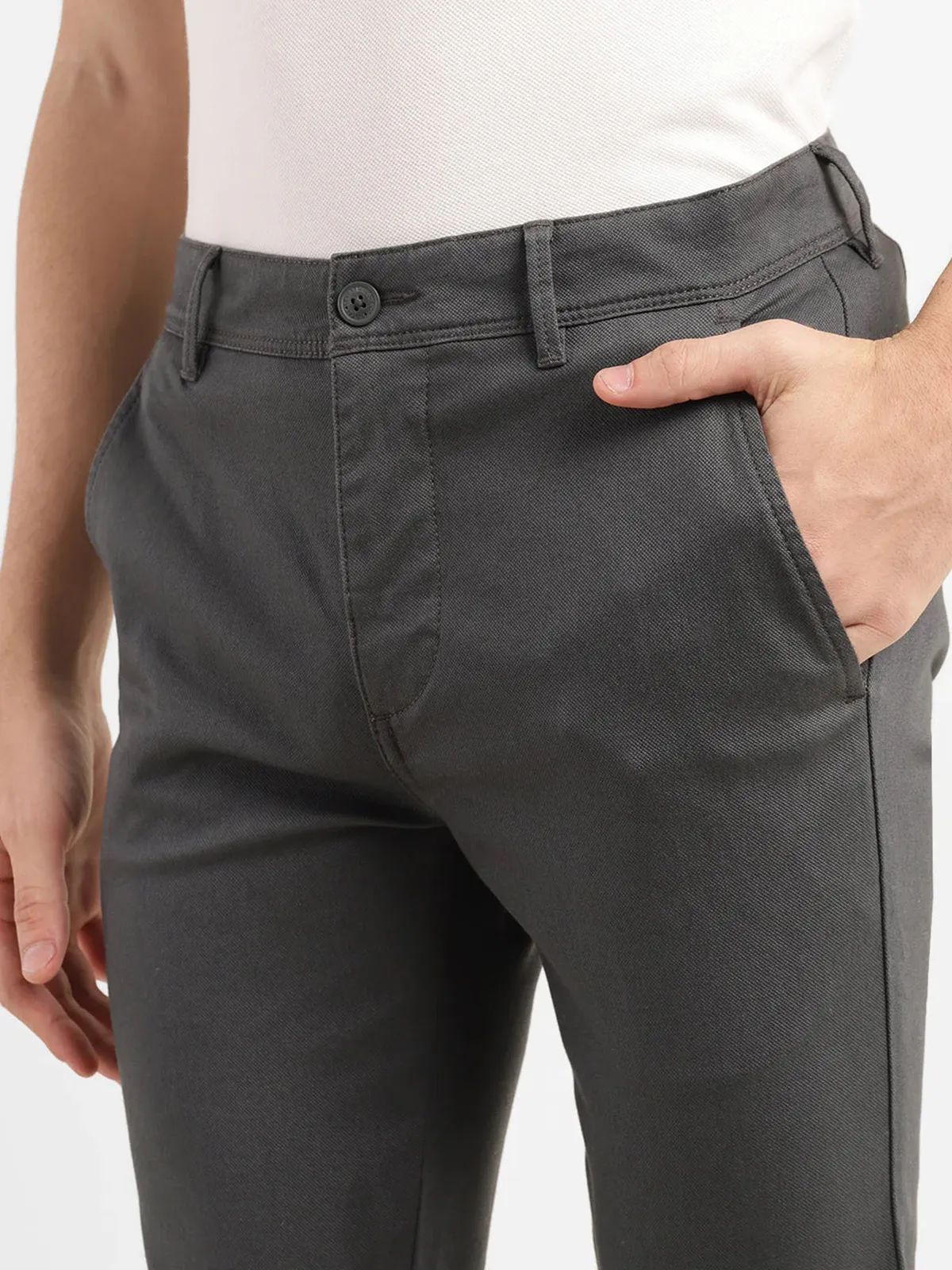 LEVIS dark grey cotton trouser
