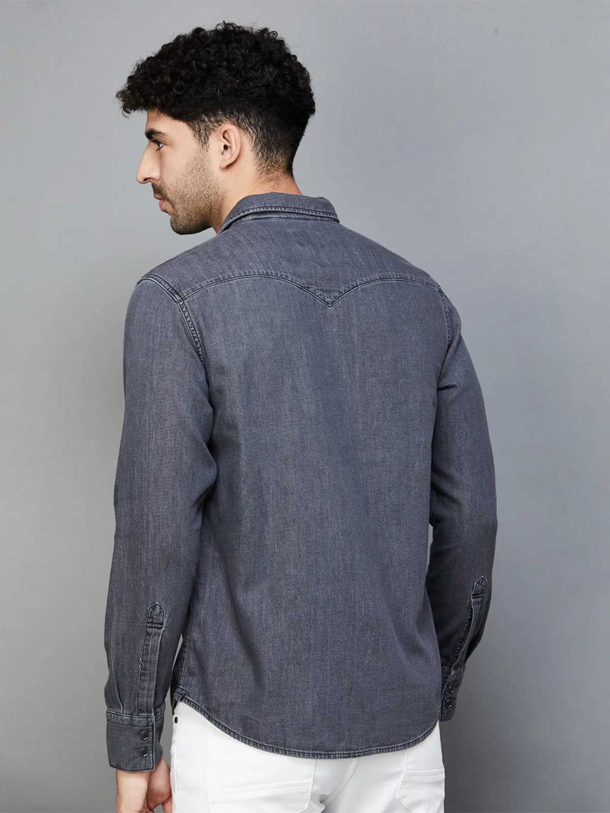 LEVIS dark grey denim shirt