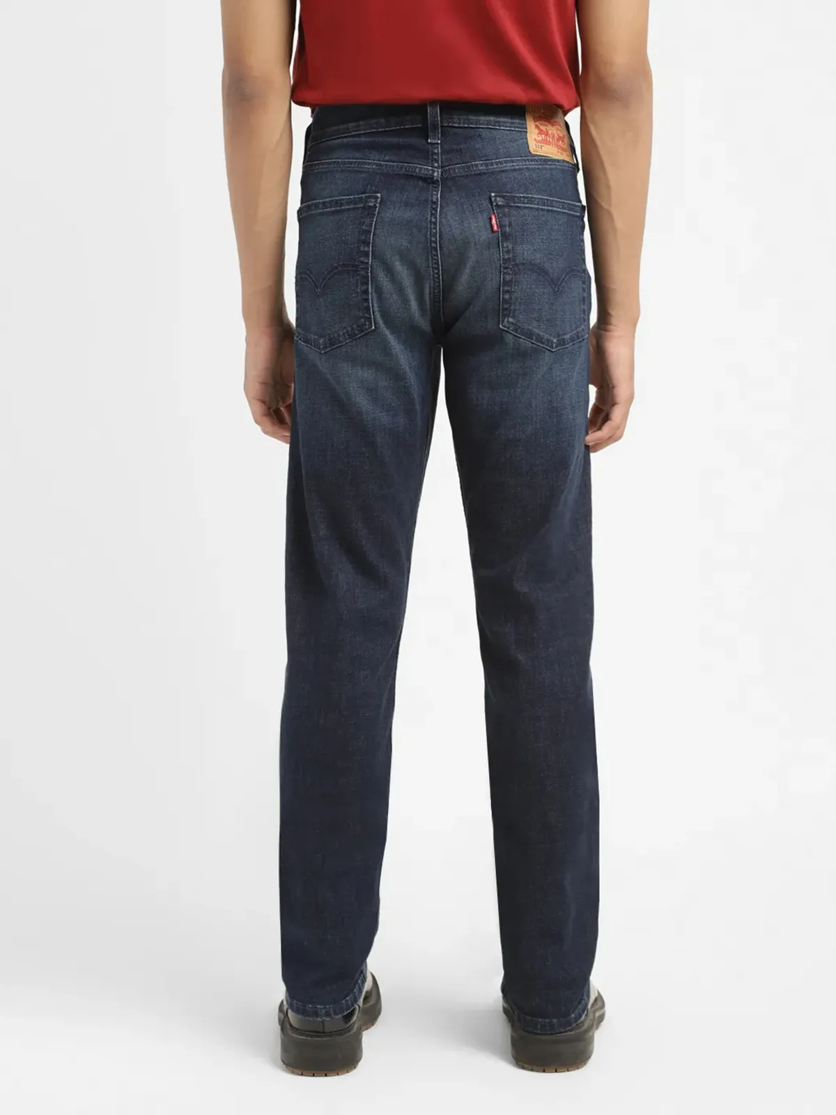 Levis dark navy washed 511 slim fit jeans