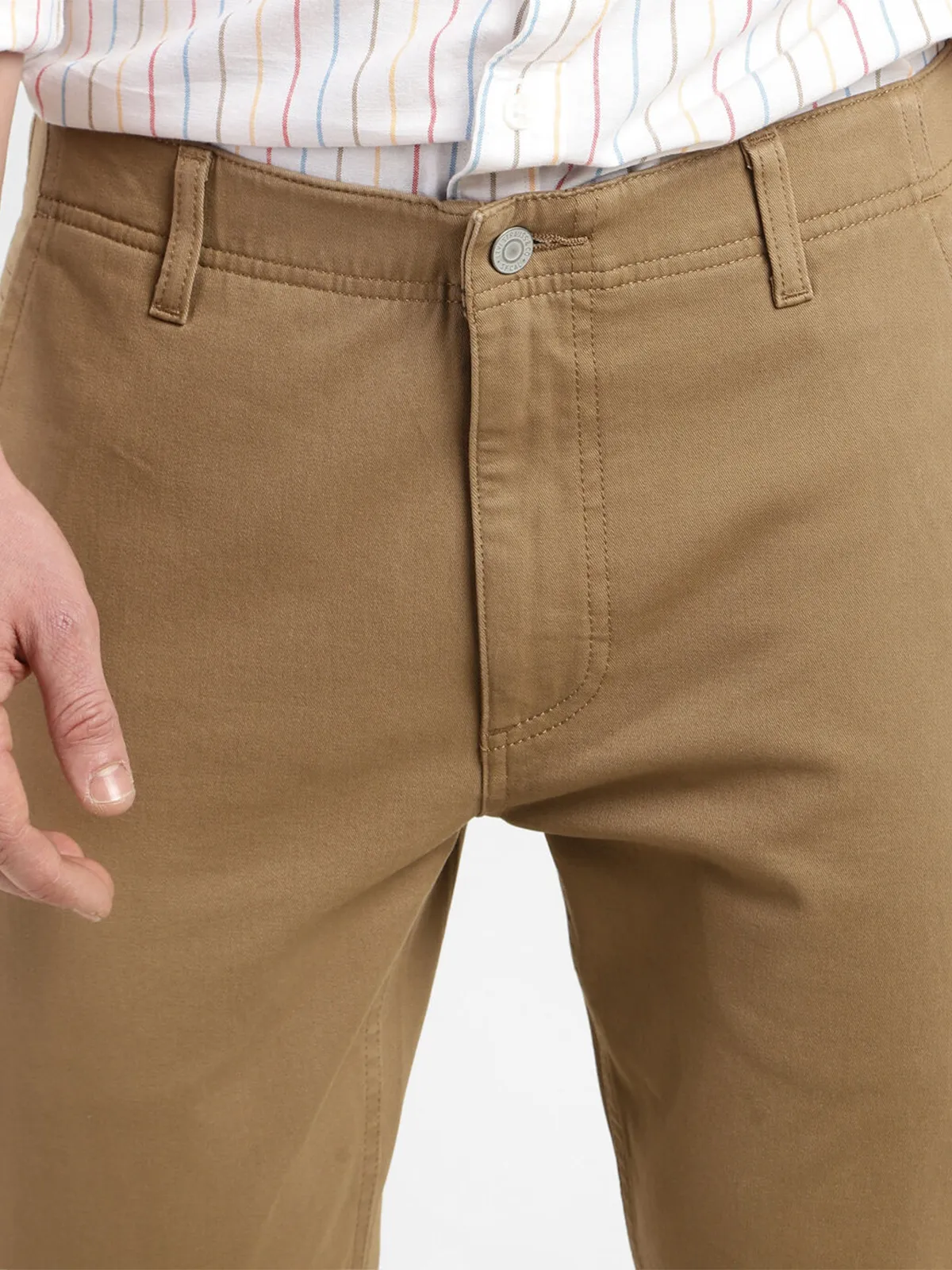 Levis khaki 512 slim taper cotton trouser