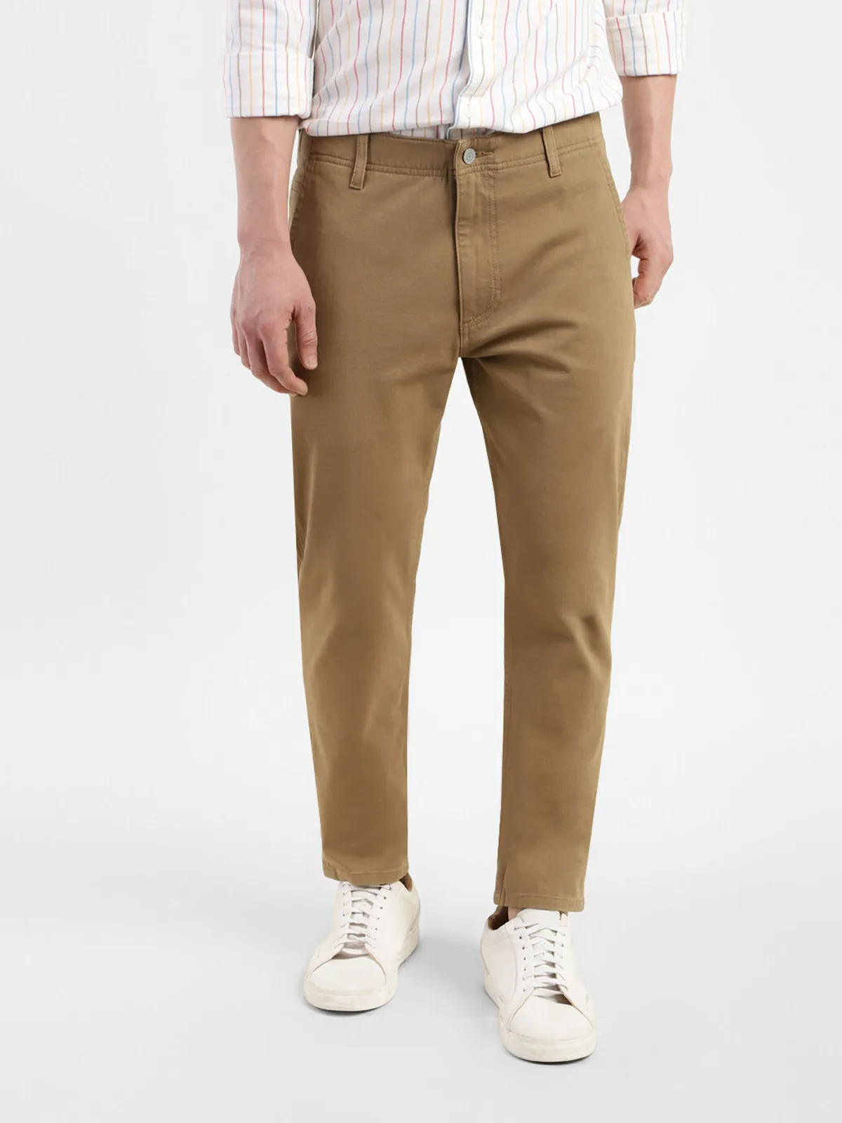 Levis khaki 512 slim taper cotton trouser