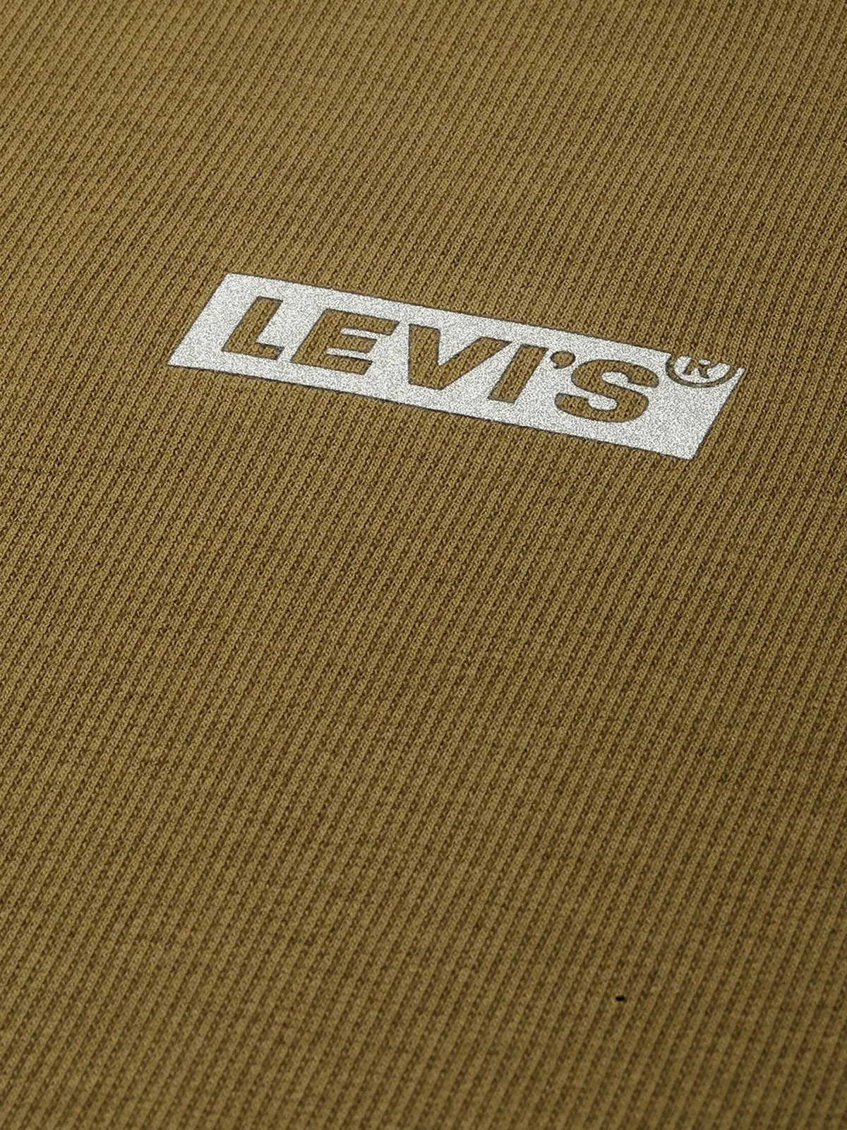 LEVIS mehendi green cotton t-shirt