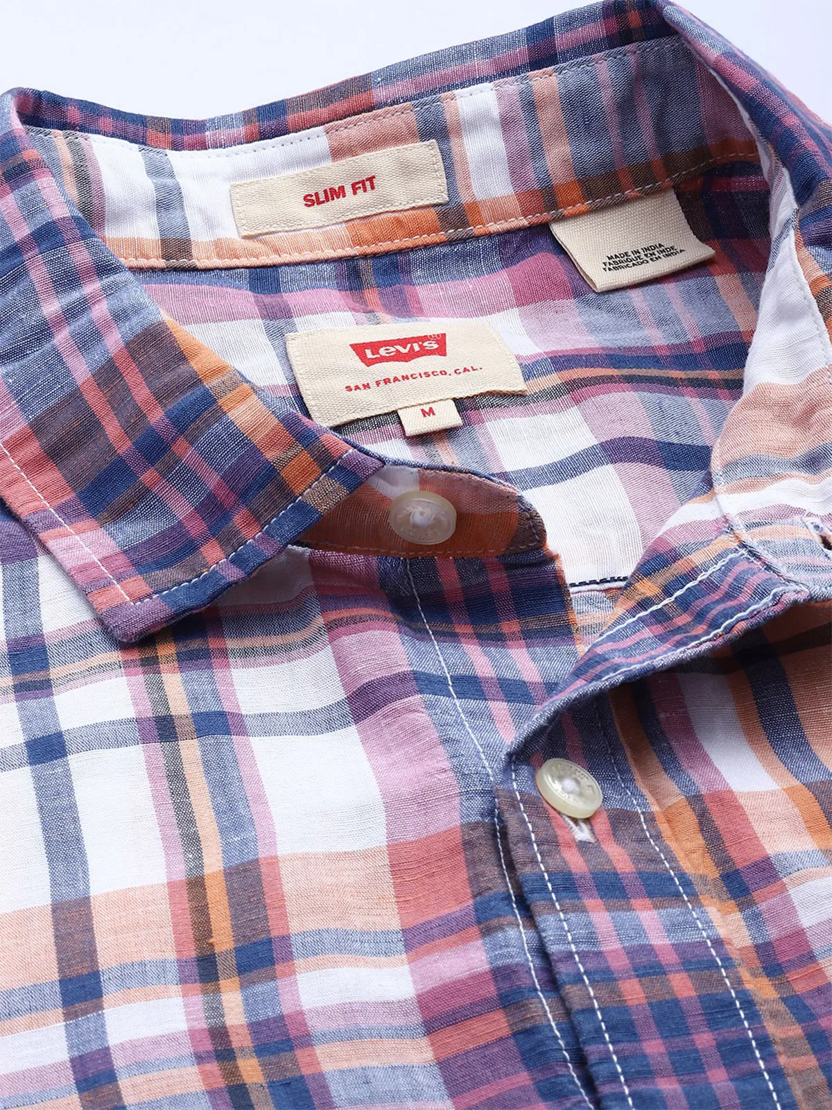 LEVIS multicolor checks shirt