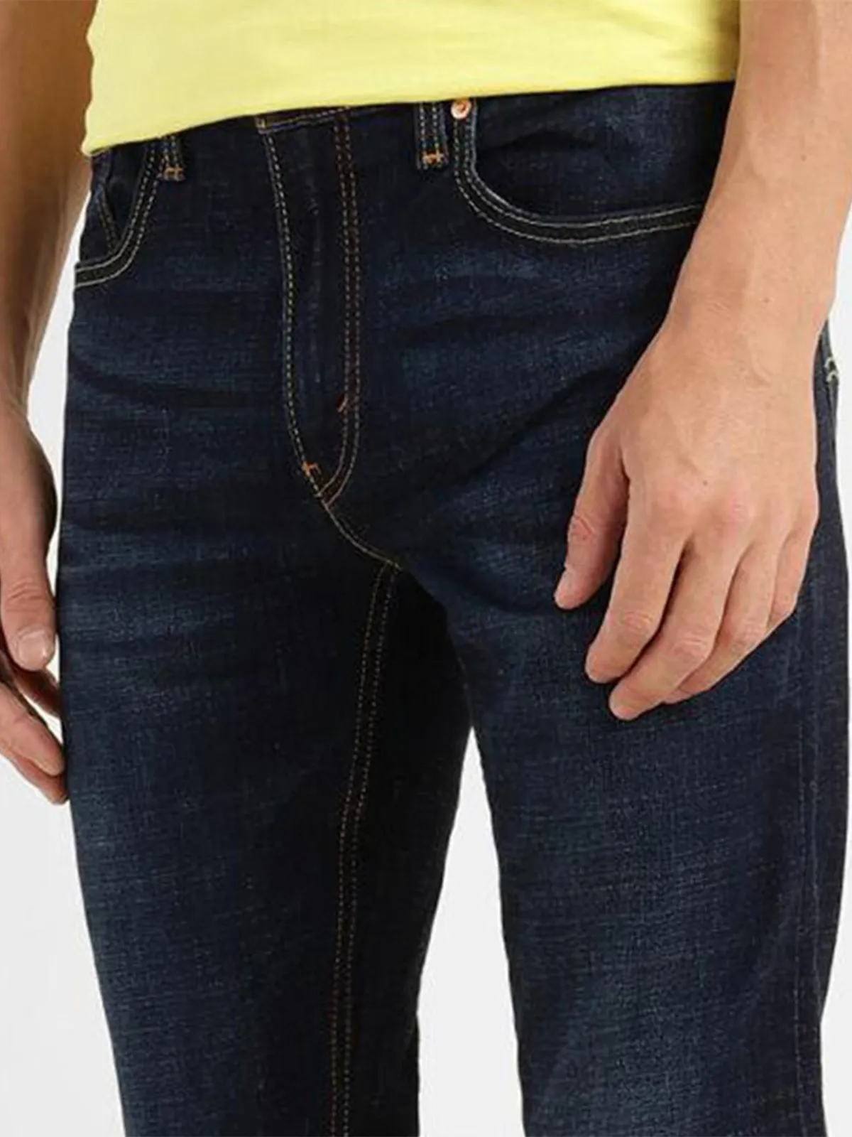 LEVIS washed slim fit jeans in  navy