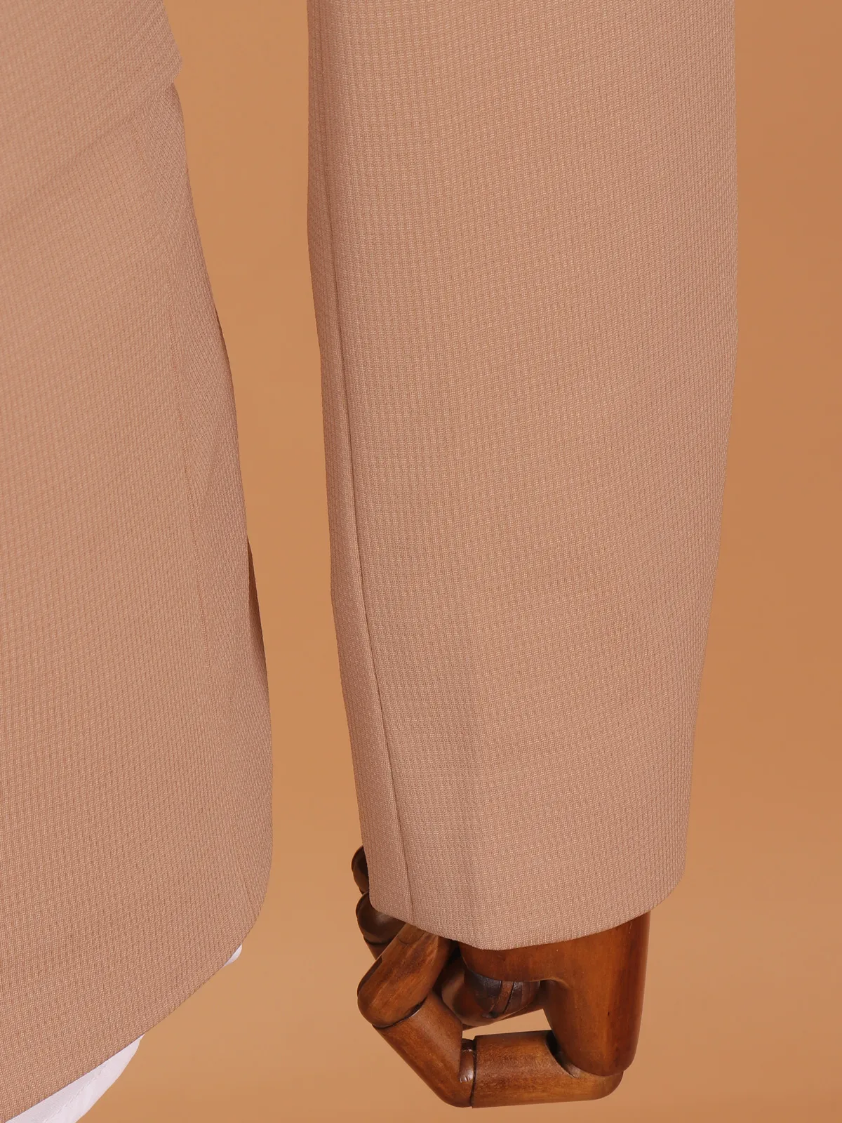 Light brown textured mens blazer for special events
